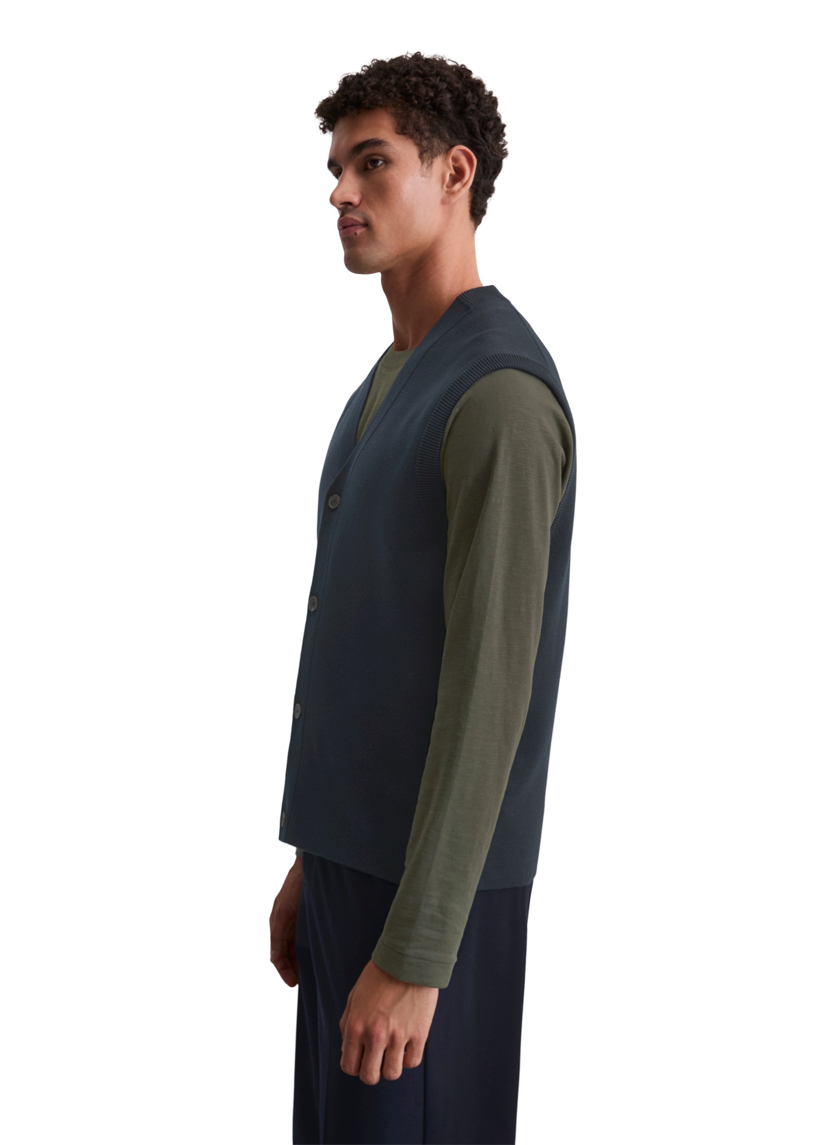 Marc O'Polo Strickweste »aus reiner Bio-Baumwolle«