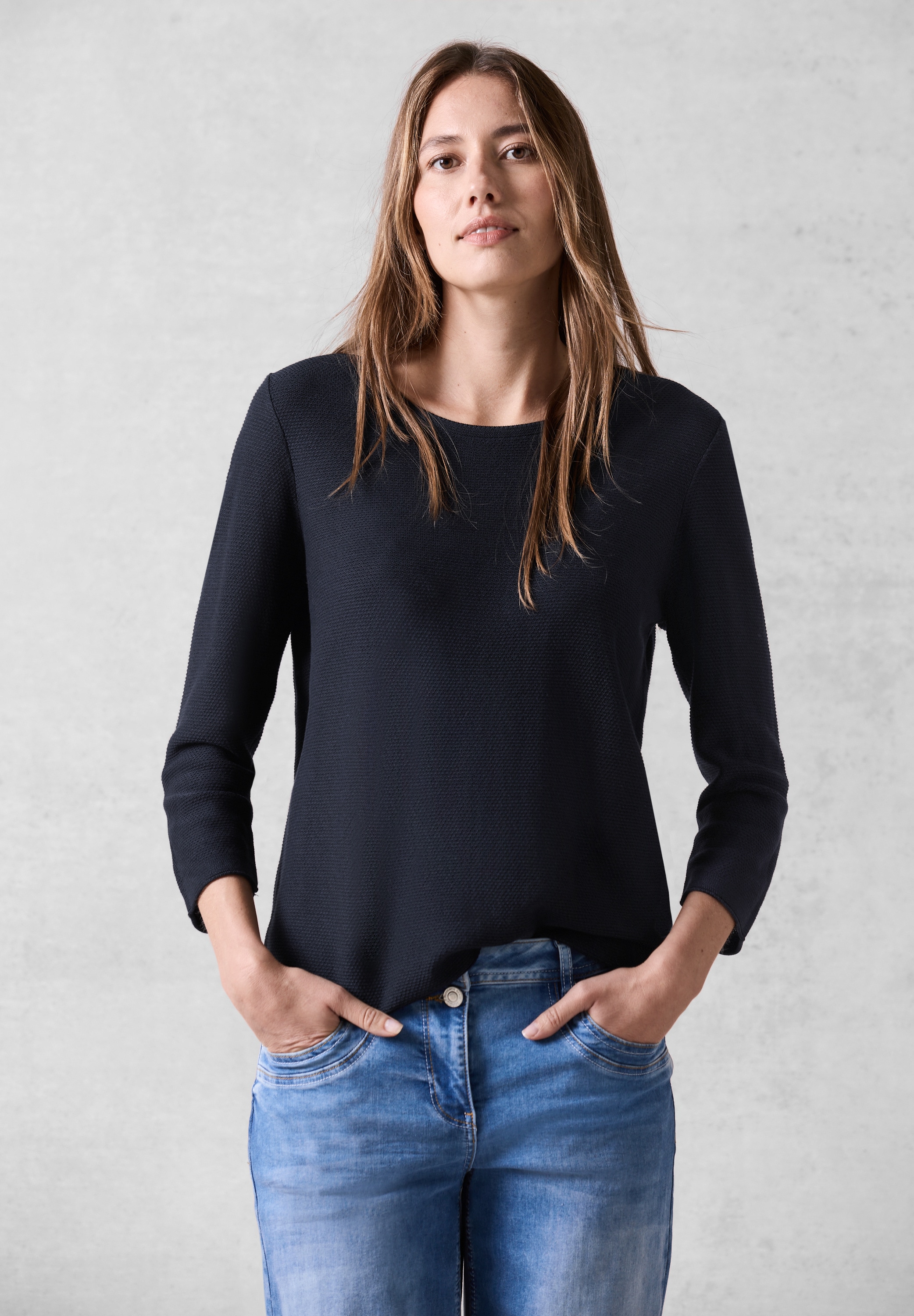 Cecil 3/4 Arm-Pullover, Feinstrick