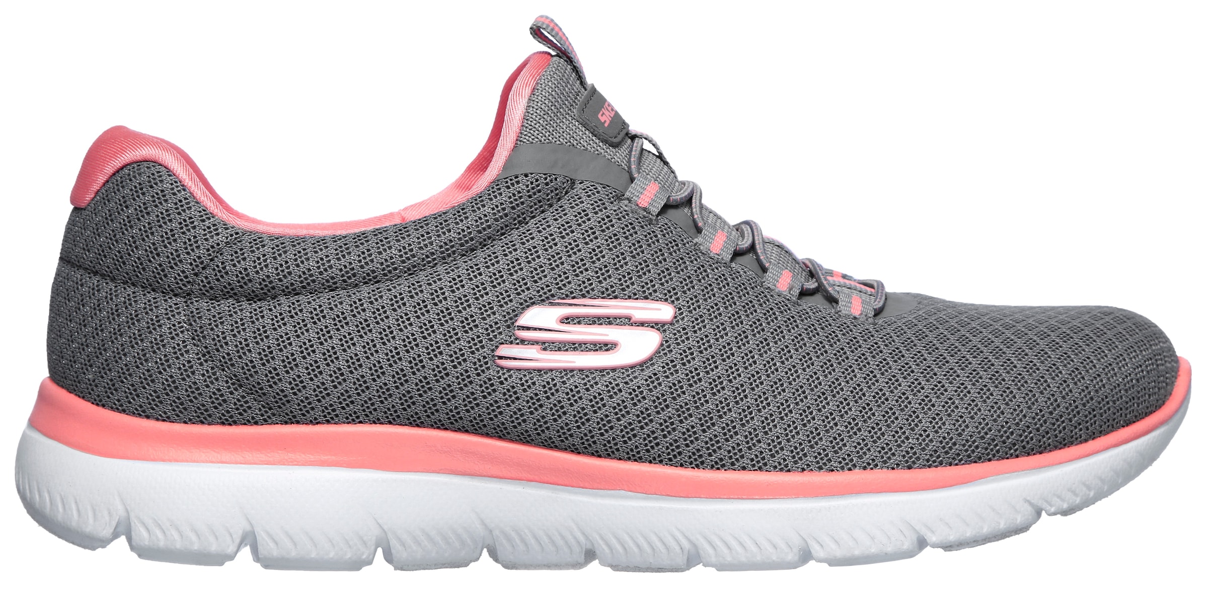 Skechers Slip-On Sneaker »SUMMITS«, Freizeitschuh, Komfortschuh mit stoßdämpfender Zwischensohle