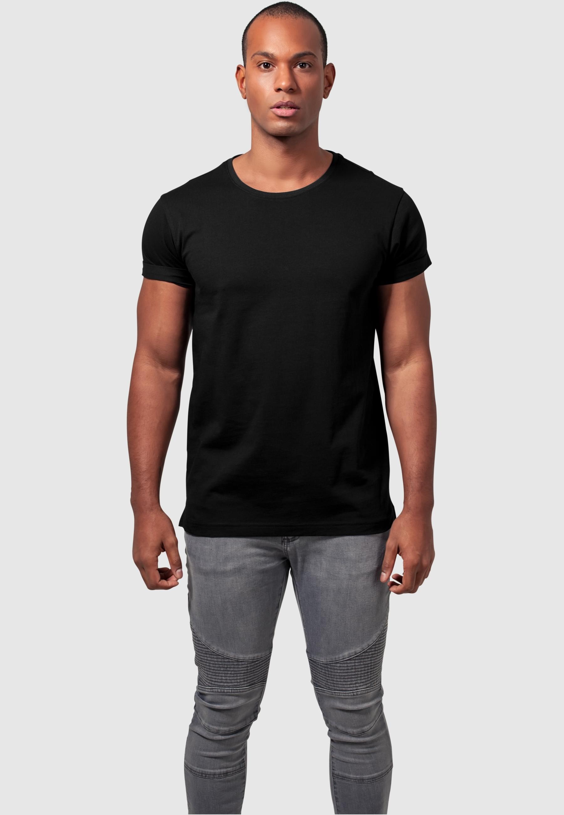 URBAN CLASSICS T-Shirt »Urban Classics Herren Turnup Tee«, (1 tlg.)
