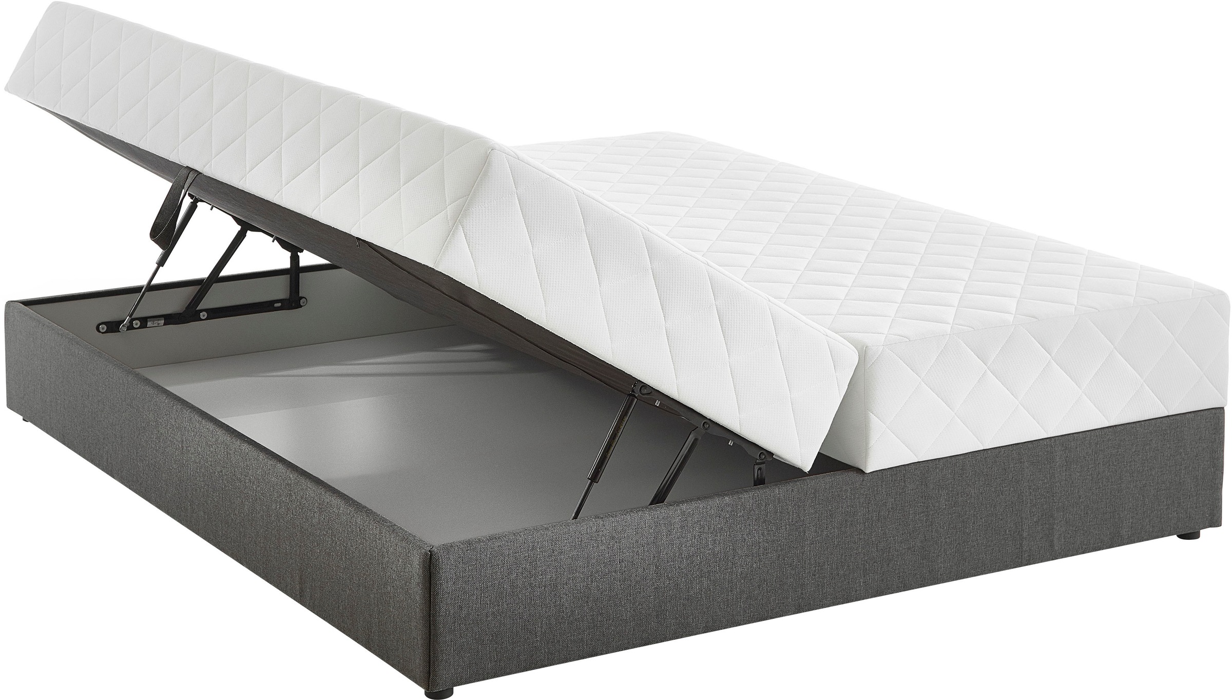 ATLANTIC home collection Boxbett »BELINA«, mit Taschenfederkernmatratze und geräumigem Bettkasten