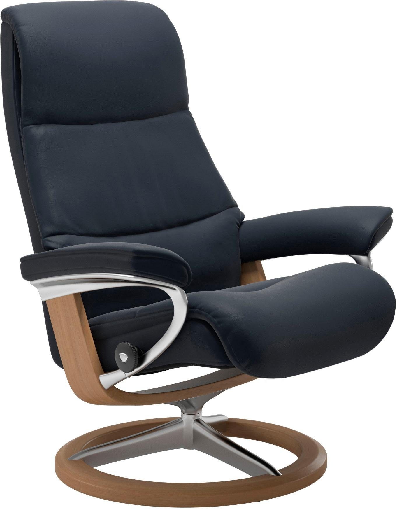 Stressless "View" Set, Relaxsessel mit Hocker, mit Signature Base, Größe M, günstig online kaufen