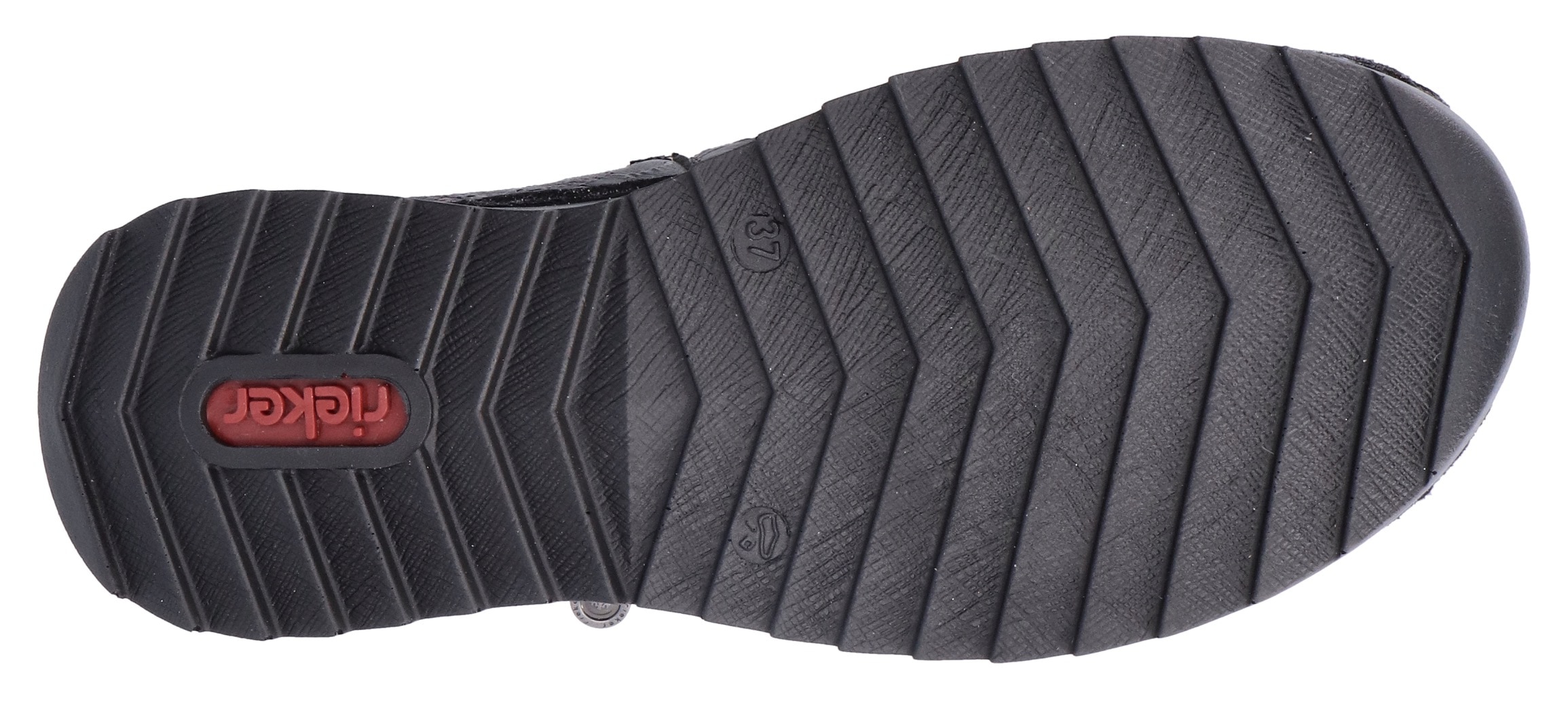 Rieker Winterboots, Plateaustiefelette, Print-Boots mit Außenreißverschluss