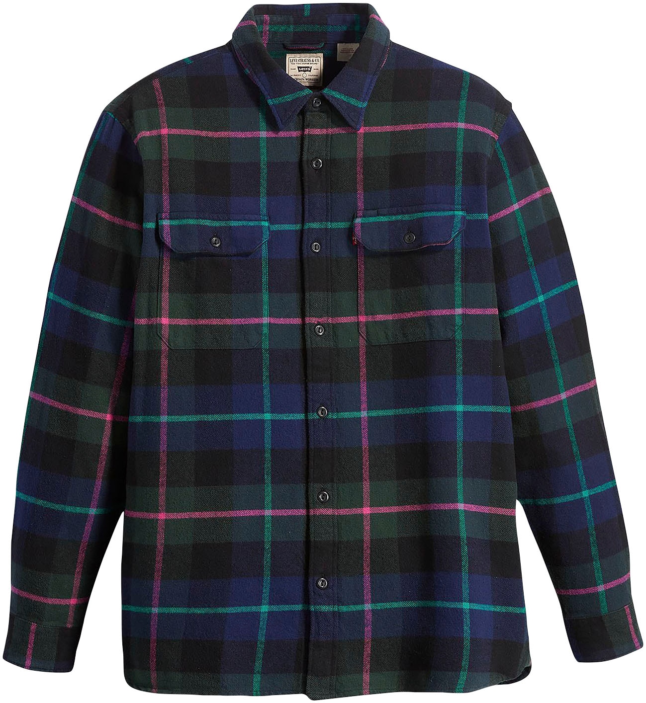 Levi's® Flanellhemd »JACKSON WORKER«, mit durchgehender Knopfleiste