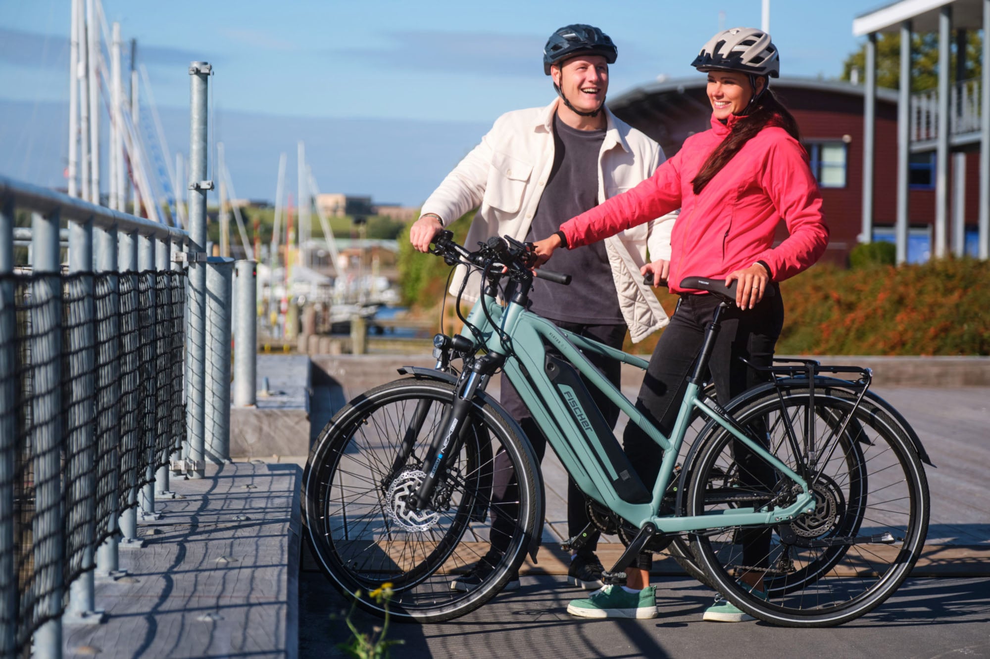 FISCHER Fahrrad »VIATOR 2.1 459 55« 8 Gang Shimano ACERA Schaltwerk Heckmotor mit Akku-Ladegerät;mit Werkzeug, 