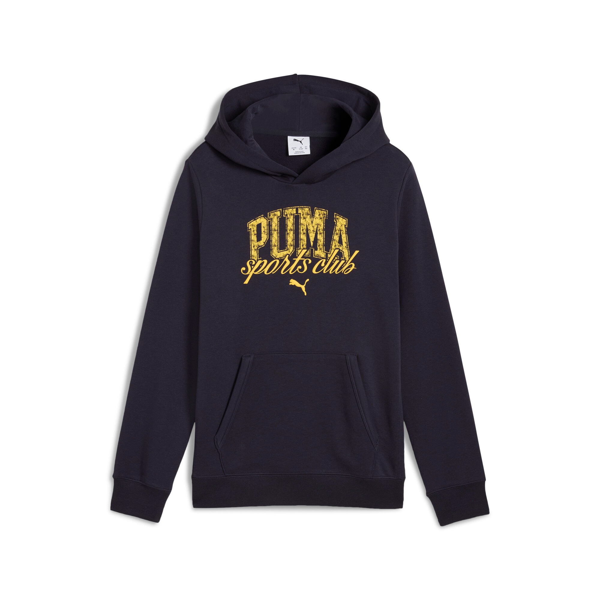 PUMA Jungen Kapuzensweatshirt "CLASS HOODIE TR B", blau, Gr. 152, bedruckt, Sweatware, Obermaterial: 68% Baumwolle, 32% Polyester, Sweatshirts