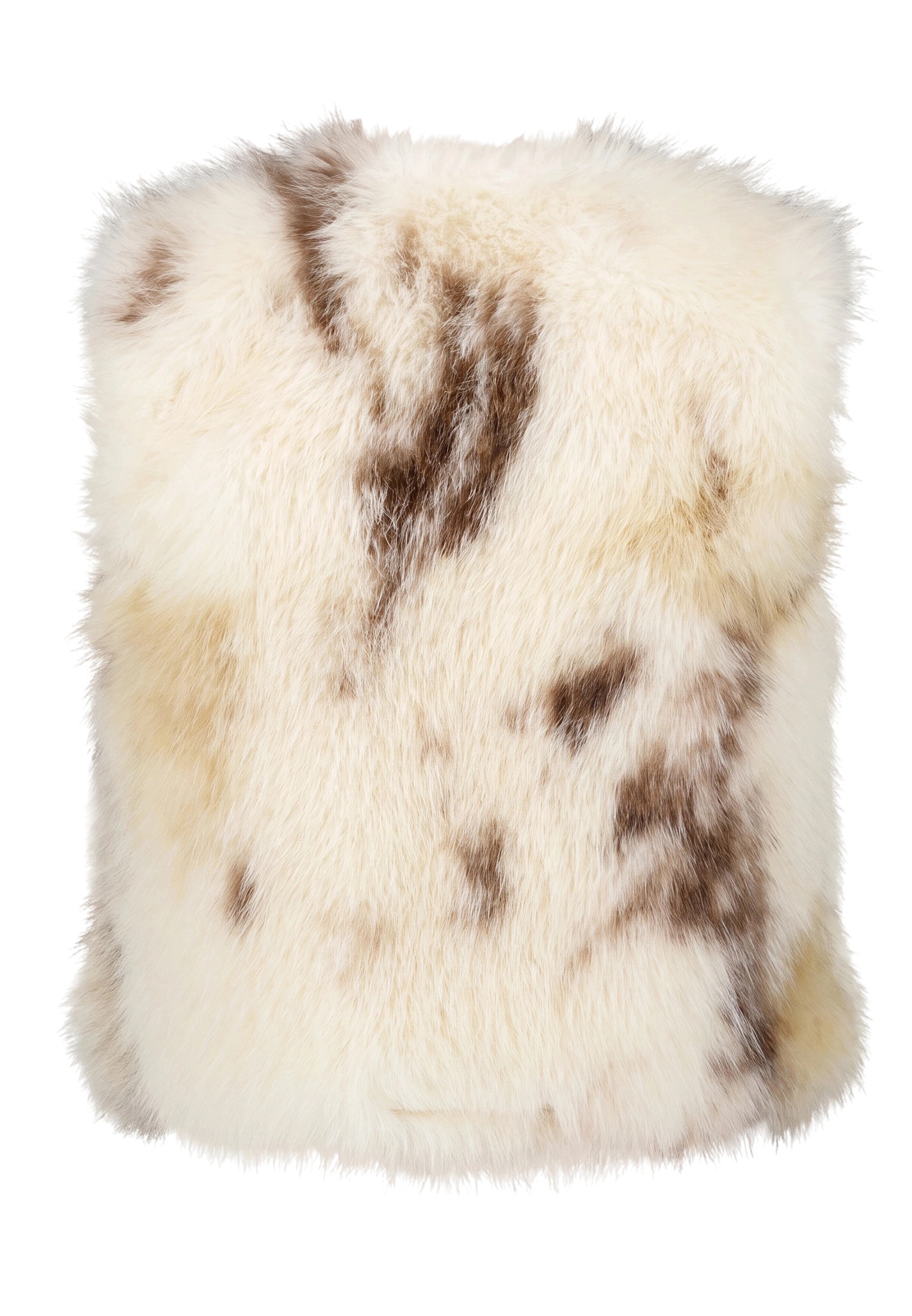Zero Plüschweste »Damen mit Animalprint« Material