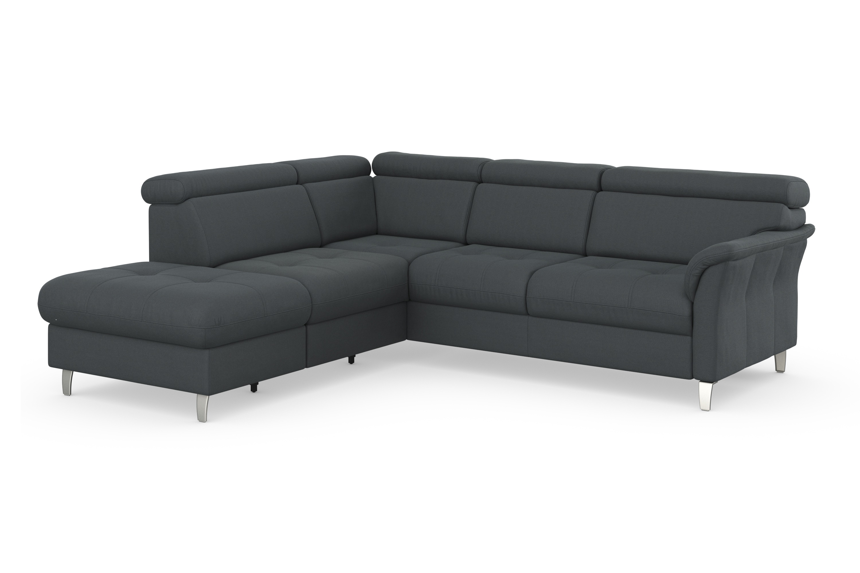 Thumbnail - sit&more Ecksofa "Marano L-Form", inklusive Kopfteilverstellung, wahlweise mit Bettfunktion, Bettkasten