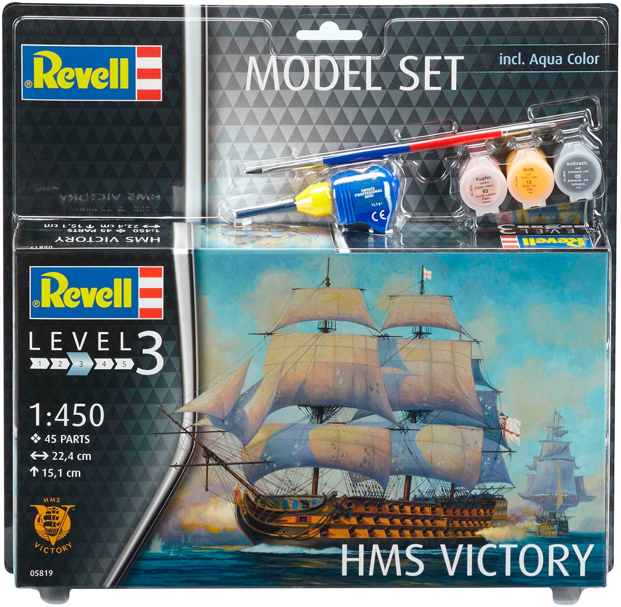 Revell® Modellbausatz »HMS Victory«, 1:450, Made in Europe