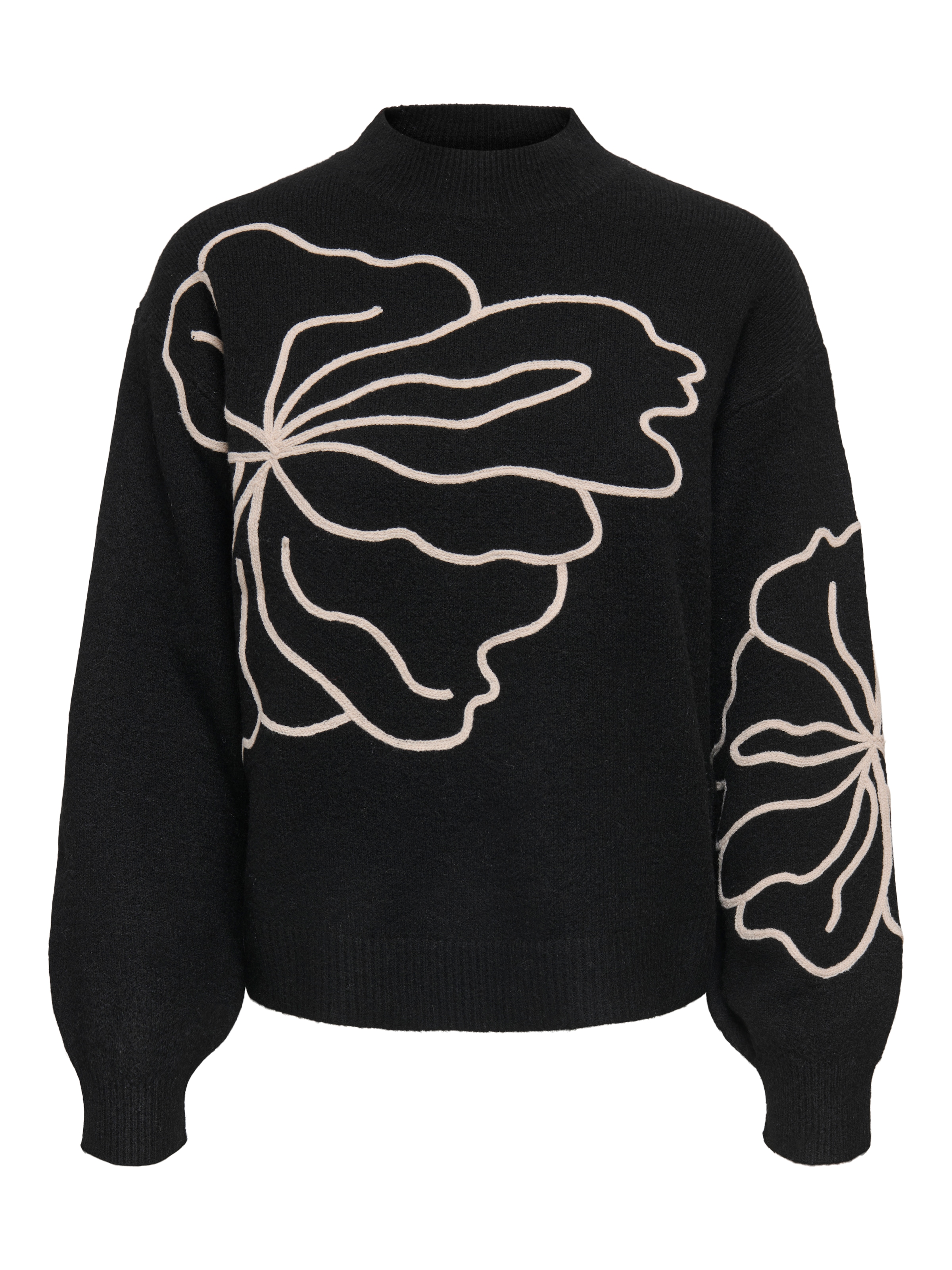 JDY Strickpullover »JDYJELLA L/S FLOWER PULLOVER KNT NOOS«