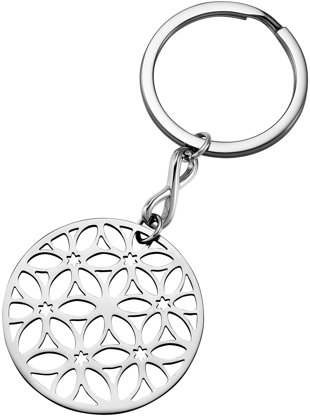 Julie Julsen Schlüsselanhänger »FLOWER OF LIFE, JJKR28307S, JJKR28307SY«,  Edelstahl für kaufen | BAUR