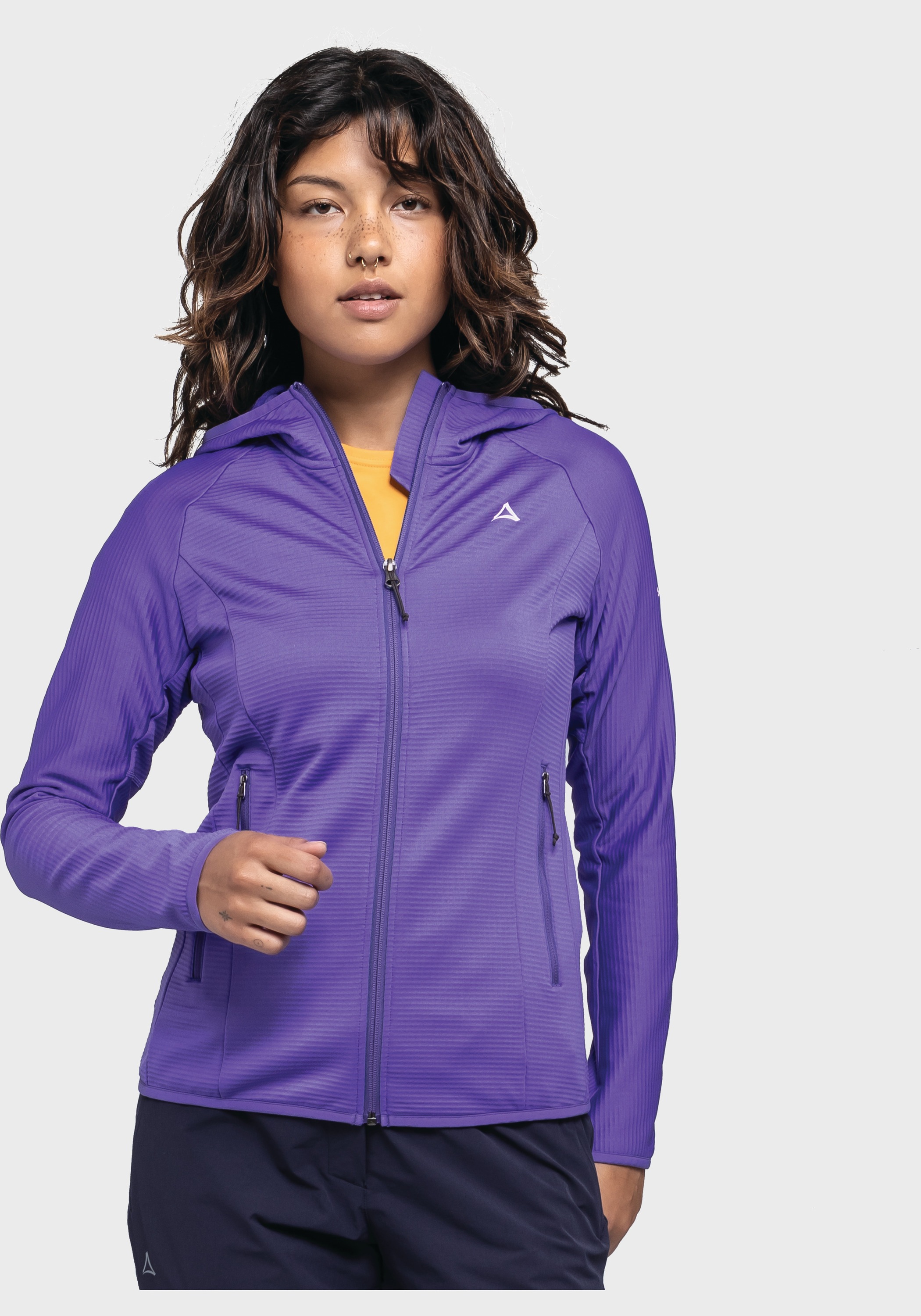 Thumbnail - Schöffel Fleecejacke "Fleece Hoody Style Cascata WMS" mit Kapuze