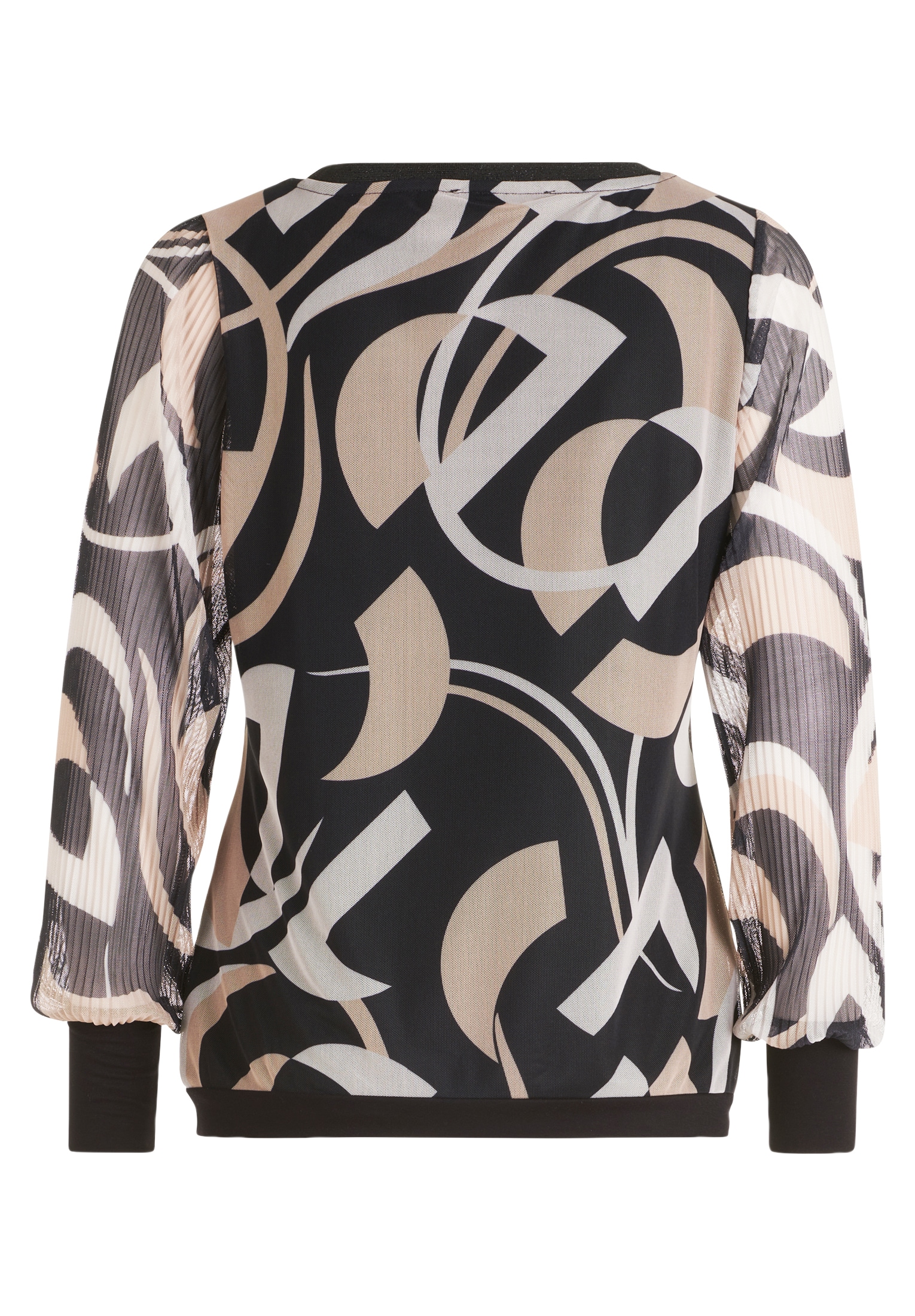 Betty Barclay Kurzarmshirt »Betty Barclay Langarm-Shirt mit Plissee«, (1 tlg.), Material