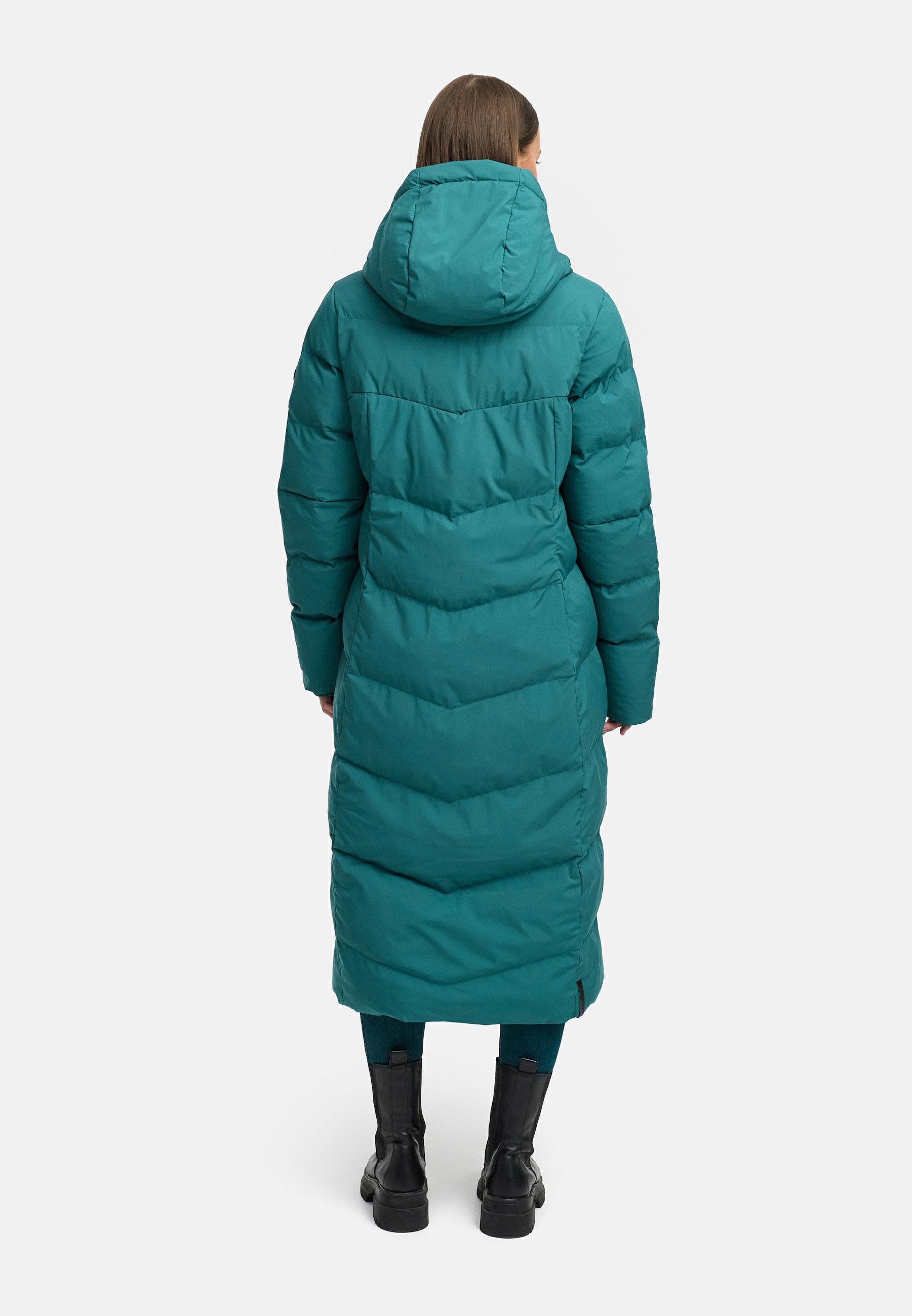 Ragwear Wintermantel »Pavla Long Soft YOUMODO« Wasserdichter Steppmantel mit Kuschelkragen