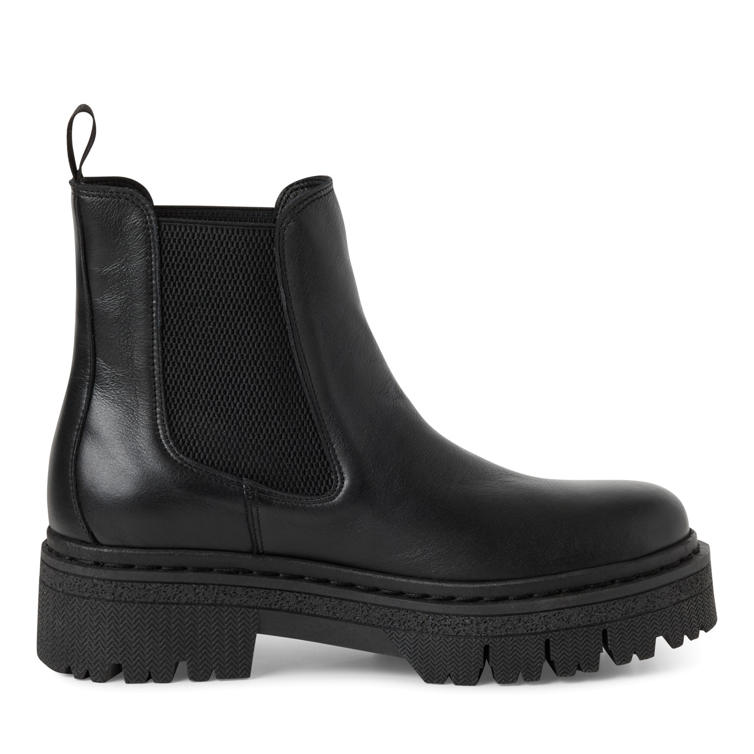 Tamaris Chelseaboots, Plateau, Schlupfboots, Stiefelette mit praktischer Anziehlasche