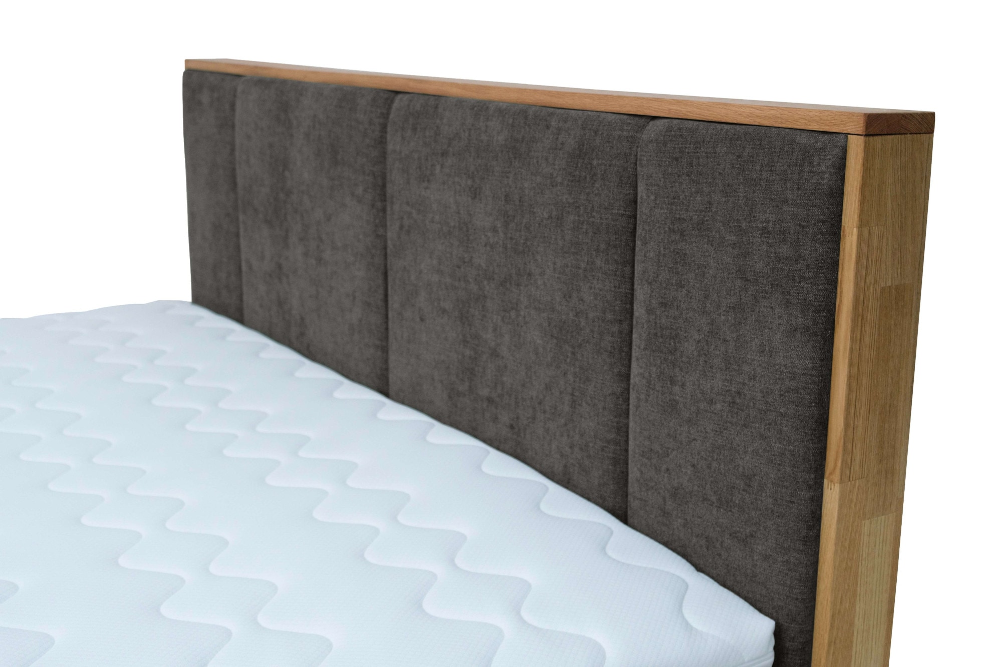 OTTO home Boxbett »Fennor, Doppelbett, Polsterbett, Federkernbett, Komforbett, 160/180 cm« Boxbett: 5-Z-Taschenfederkern im Unterbau, Härtegrad 3, inkl. Topper