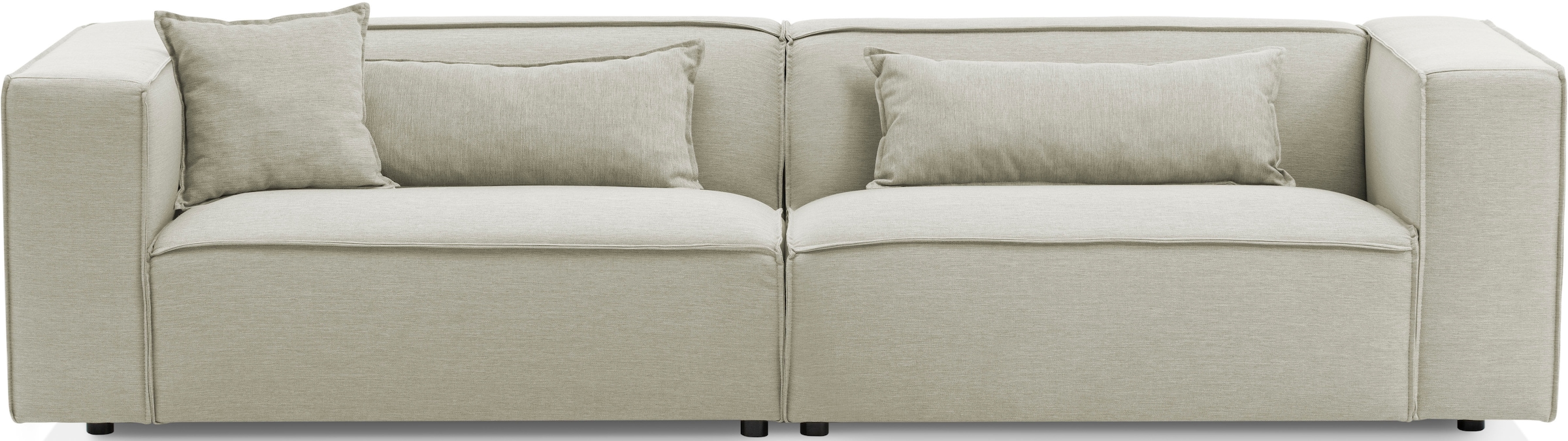 LeGer Home by Lena Gercke 3-Sitzer "PIARA, Couch mit Kedernaht, Sofa in Cor günstig online kaufen