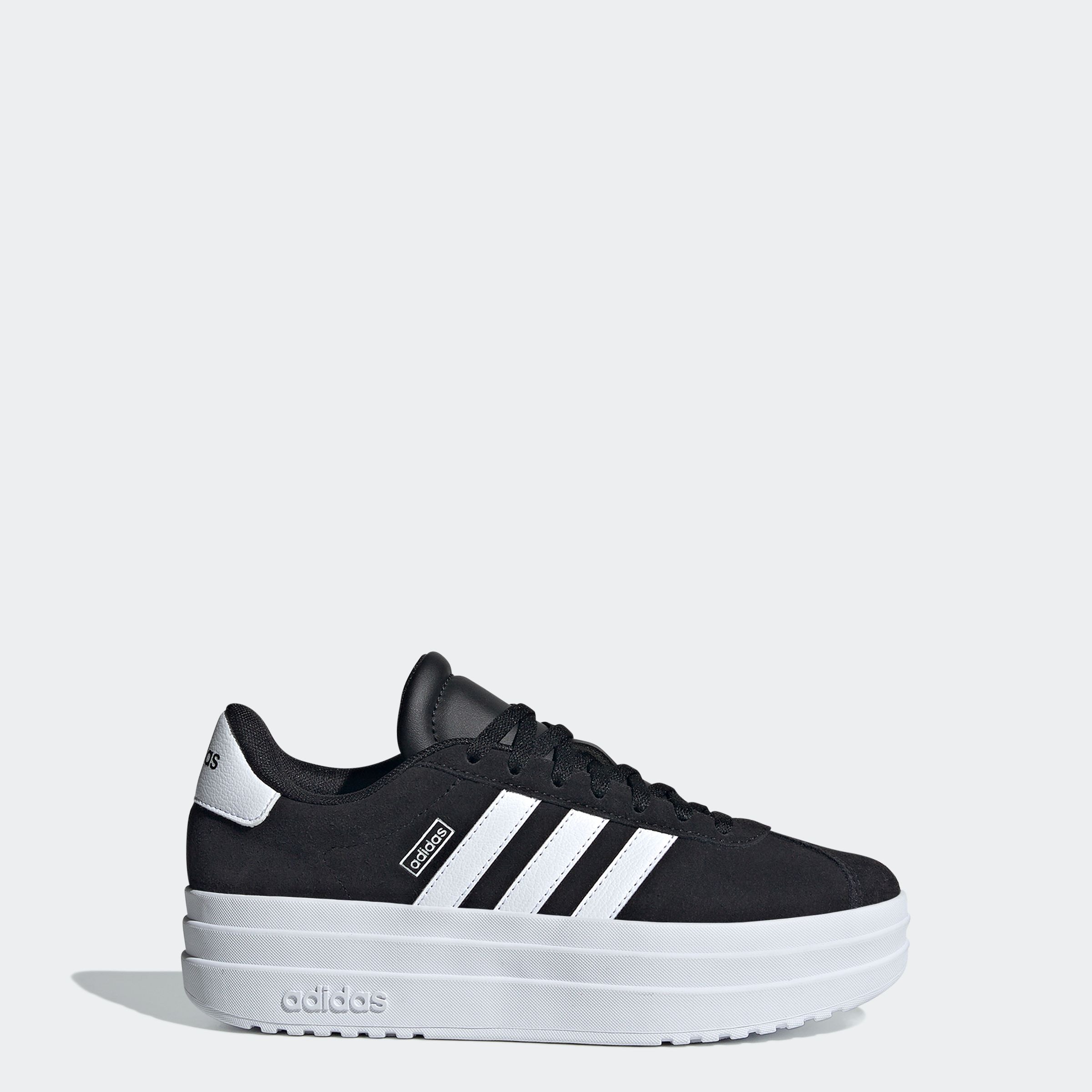 adidas Sportswear Plateausneaker »VL COURT BOLD LIFESTYLE KIDS«, Design auf den Spuren des adidas Gazelle Bold