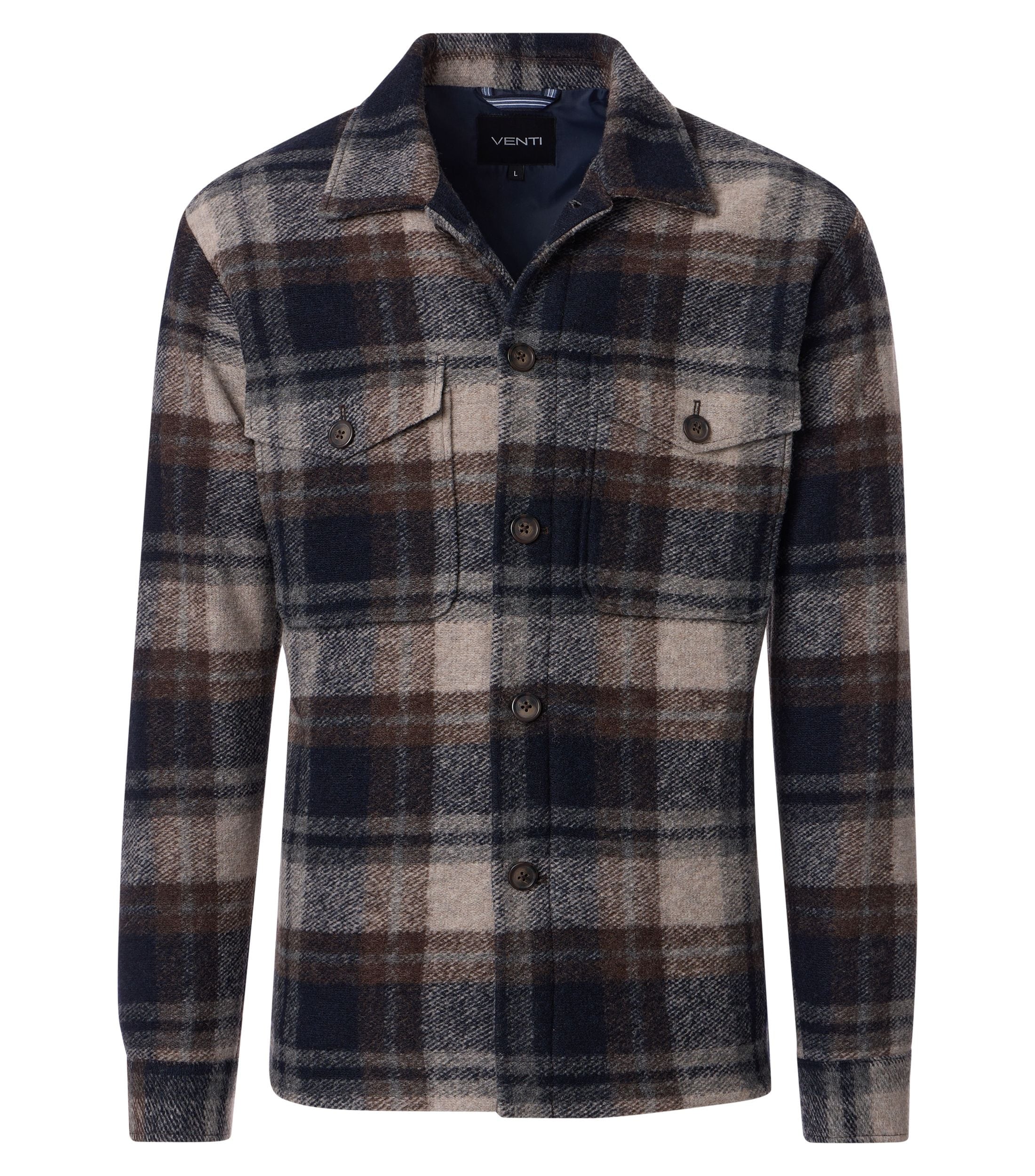 VENTI Hemdjacke "VENTI Hemdjacke kariert"