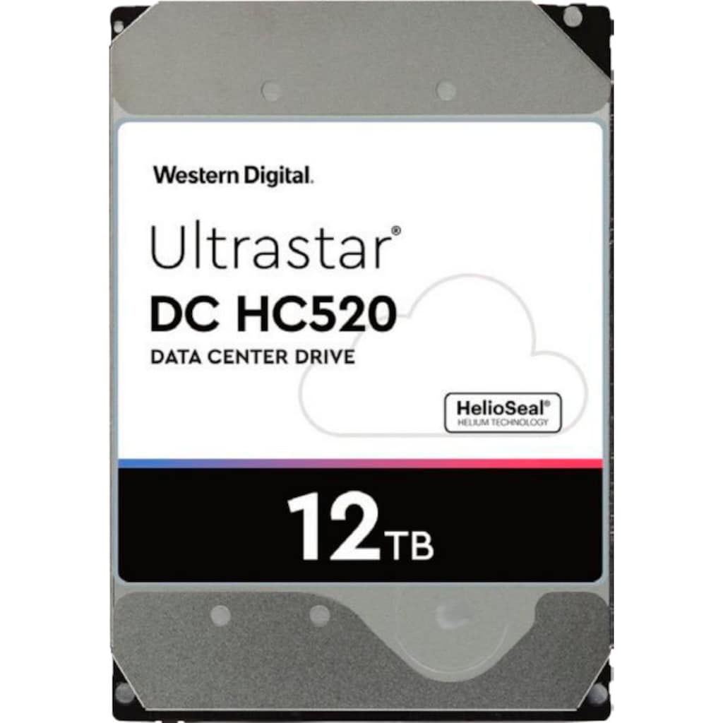 Western Digital HDD-Festplatte »Ultrastar DC HC520, 512e Format, ISE«, 3,5 Zoll, Anschluss SATA III