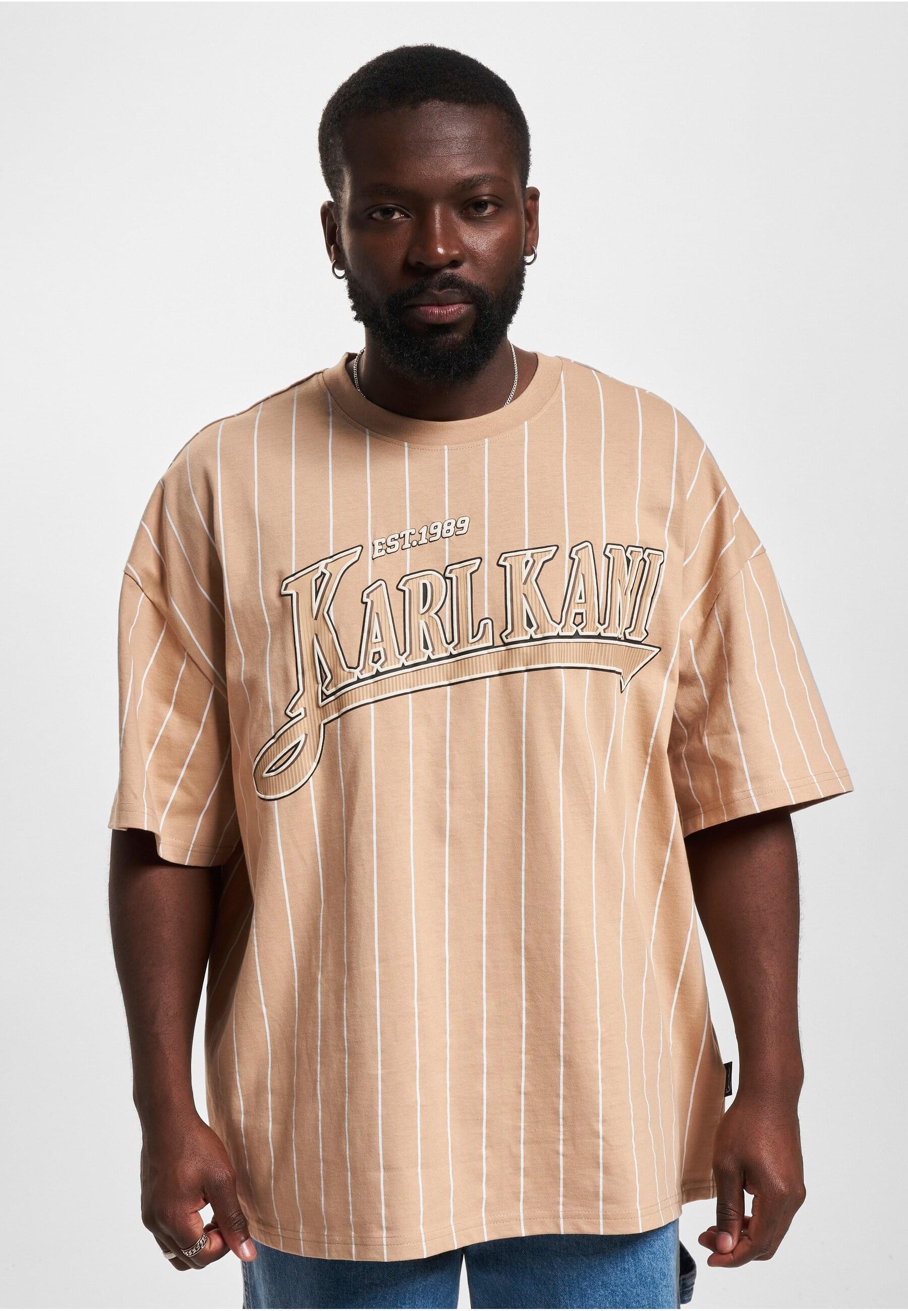 Karl Kani T-Shirt »Karl Kani Herren KM234-001-2 KK Trekking Boxy Pinstripe Tee«, (1 tlg.)
