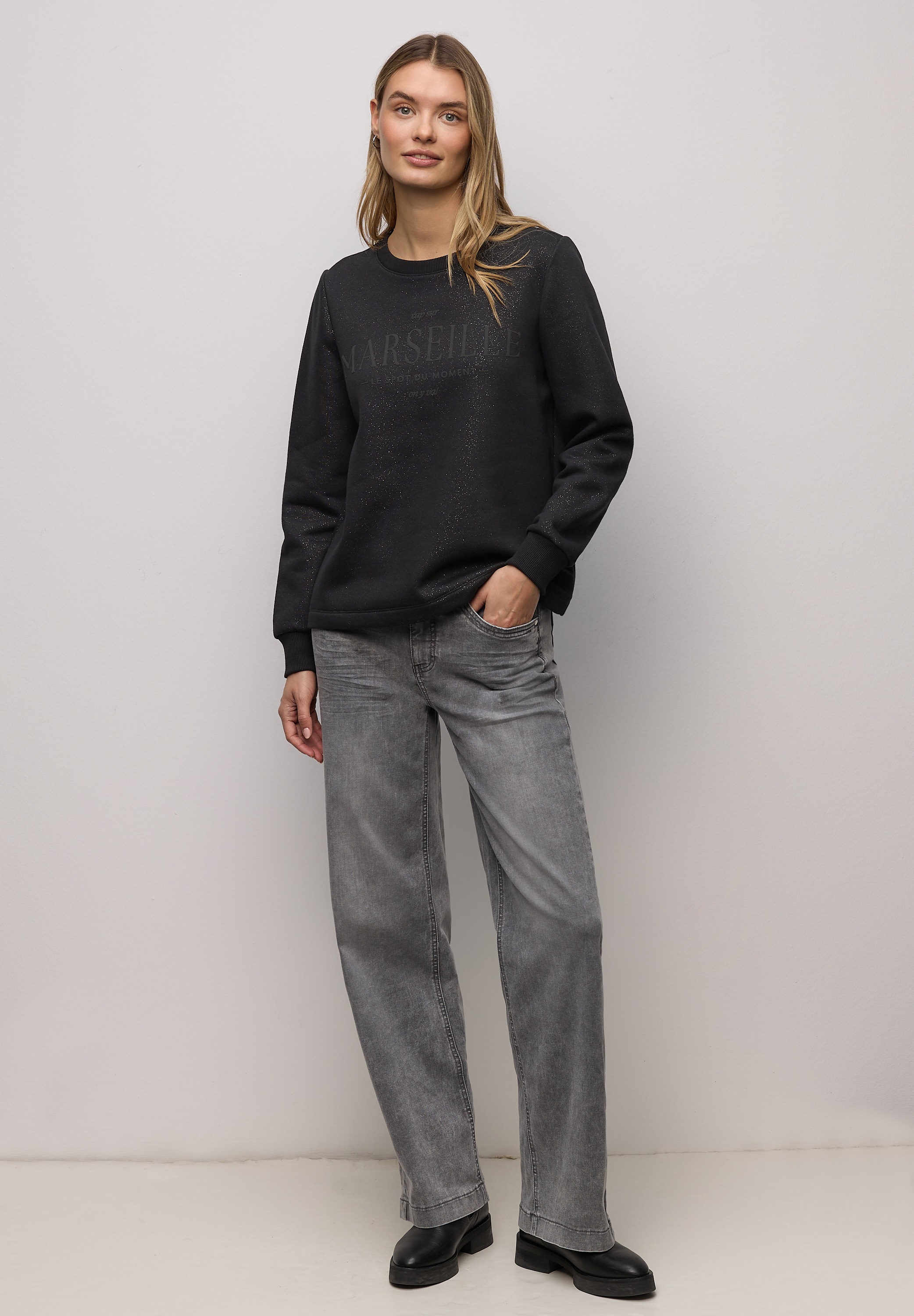 STREET ONE Sweatshirt , mit Wording
