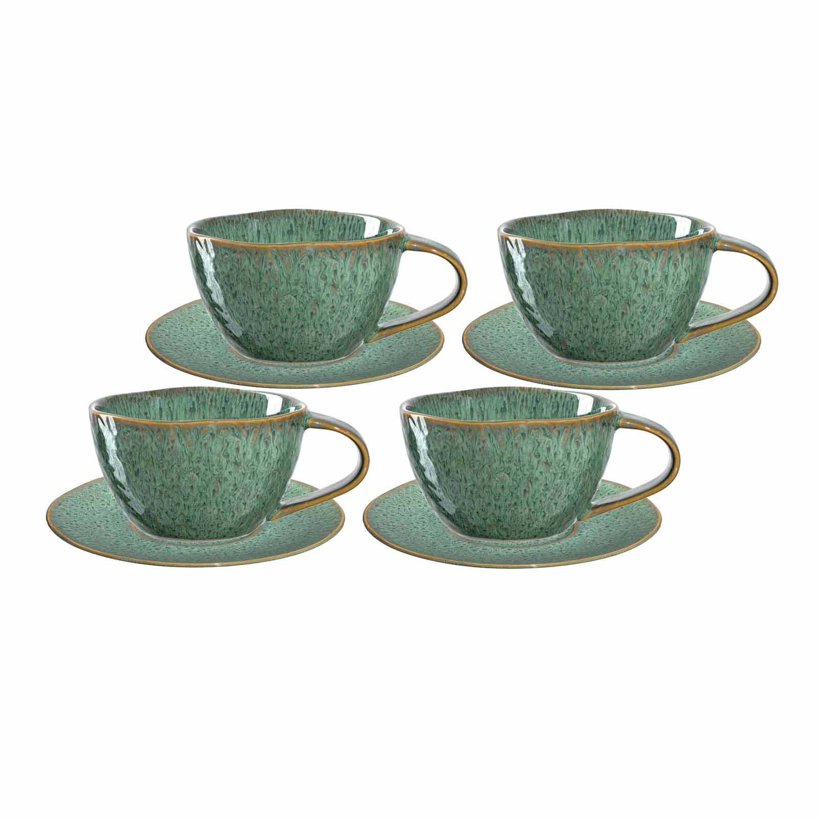 LEONARDO Tasse "Cappuccinotassen Matera 180 ml 4er Set" Ideal für den Alltag, spülmaschinengeeignet, mikrowellengeeignet
