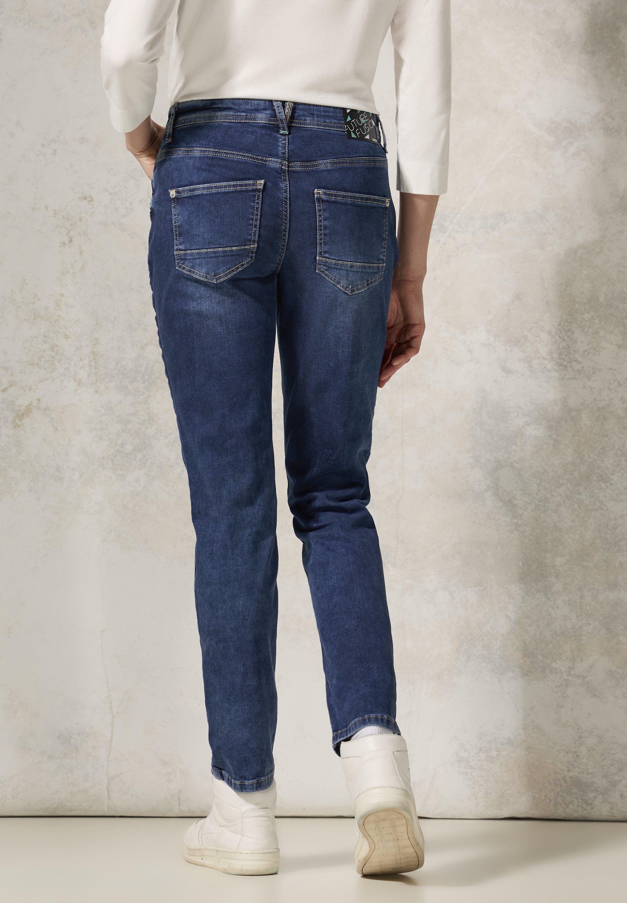 Cecil Comfort-fit-Jeans, Middle Waist