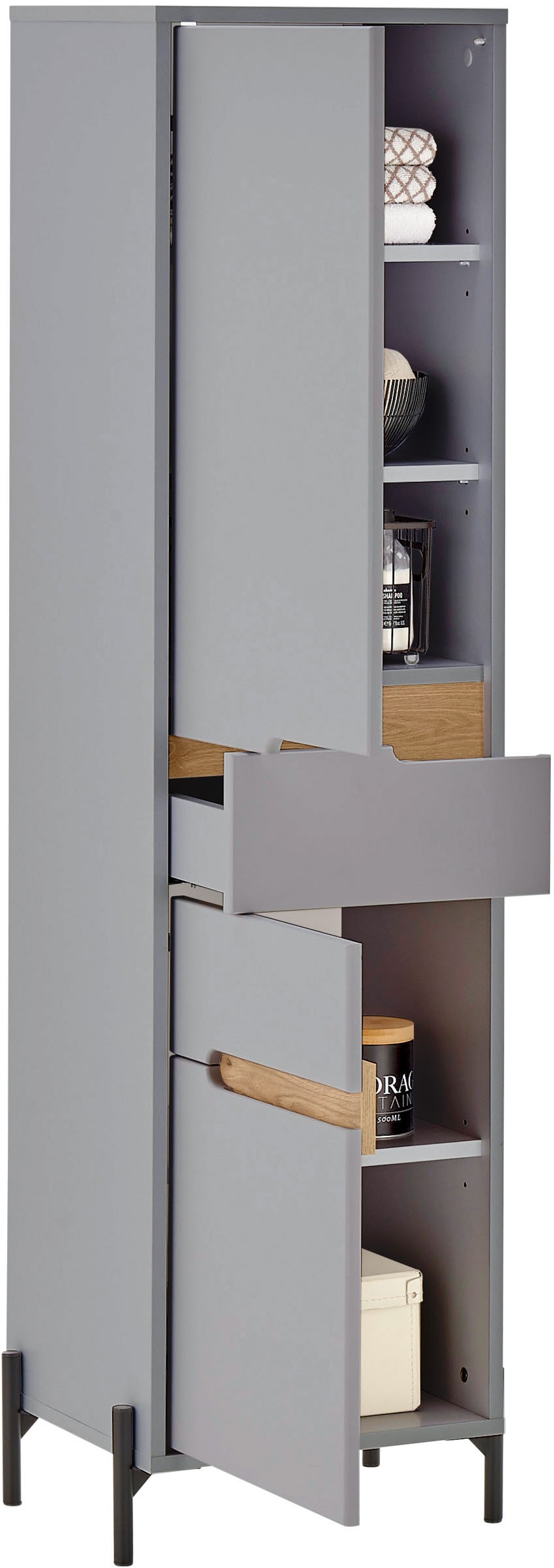 BASIC by Balculina Hochschrank »Avanto 40x155x35 cm« 1 Stk. tlg. Breite 40cm, Softclose für Türen, FSC-Mix 70%