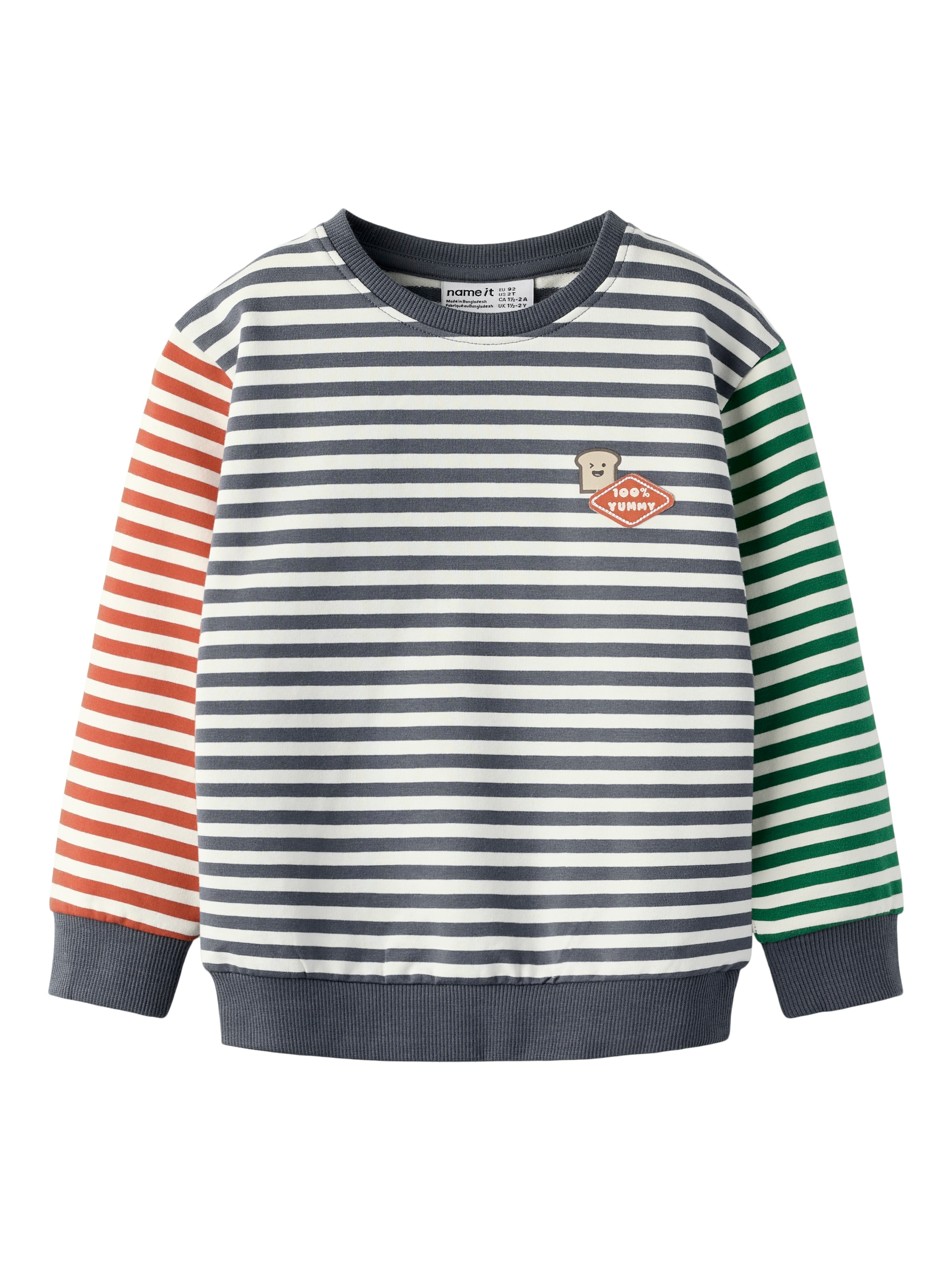 Name It Sweatshirt »NMMKASTER LS NREG SWEAT UNB«, Baumwollmischung, regular fit
