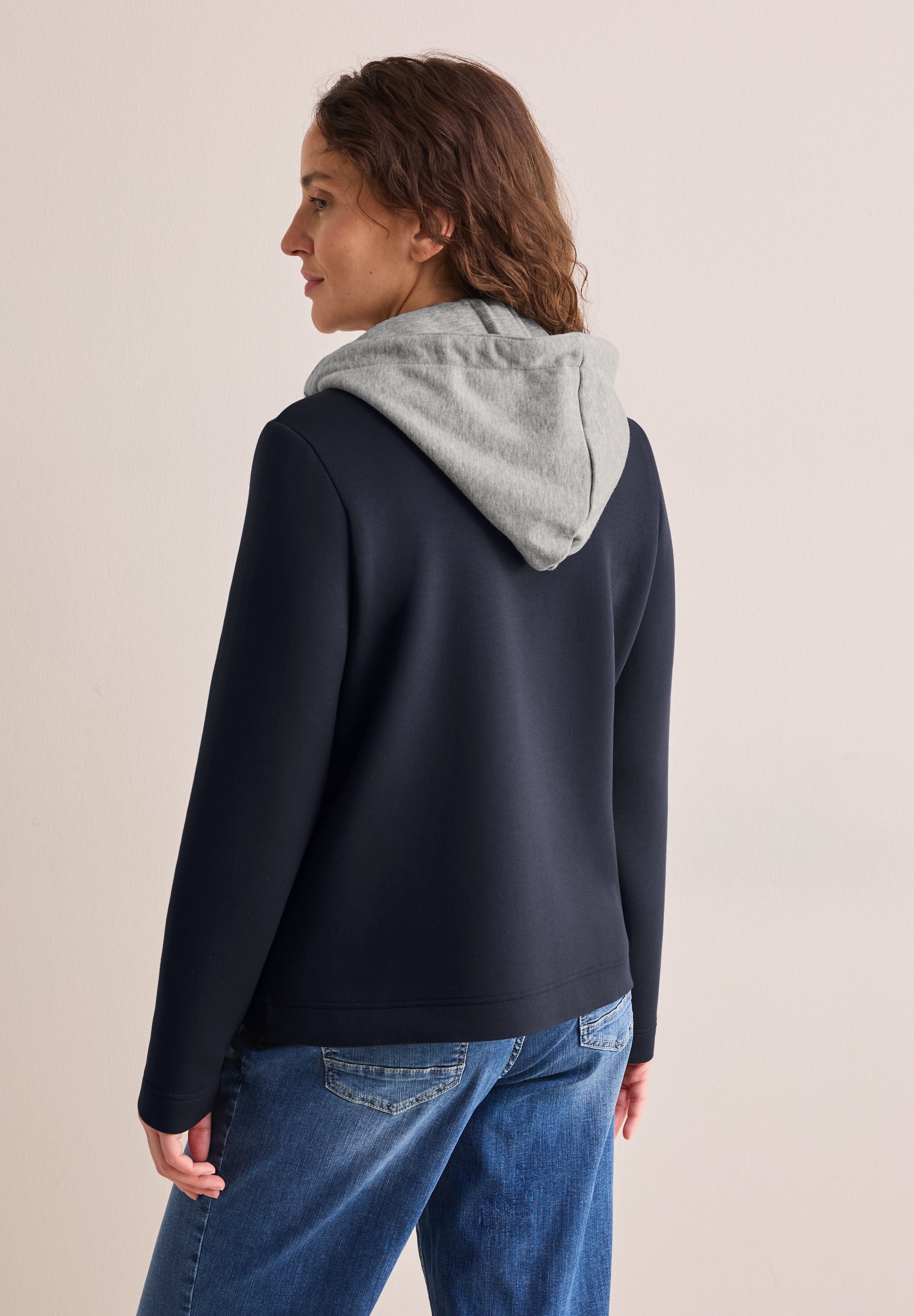 Cecil Kurzjacke, ohne Kapuze, aus elastischem Materialmix