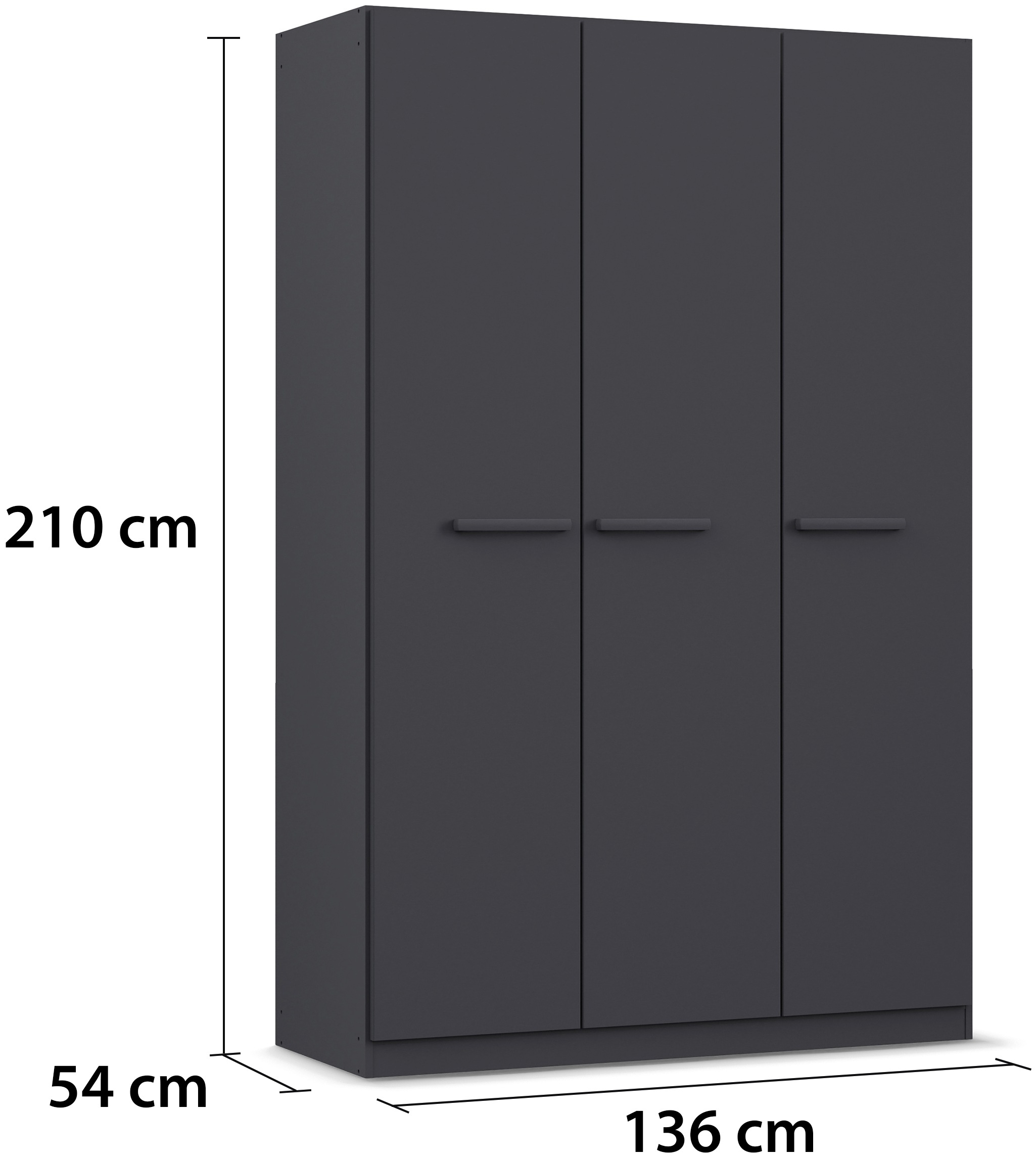 rauch Drehtürenschrank »Kleiderschrank Schrank Garderobe Garderobenschrank Stauraumwunder MODI«, optional mit Spiegel MADE IN GERMANY