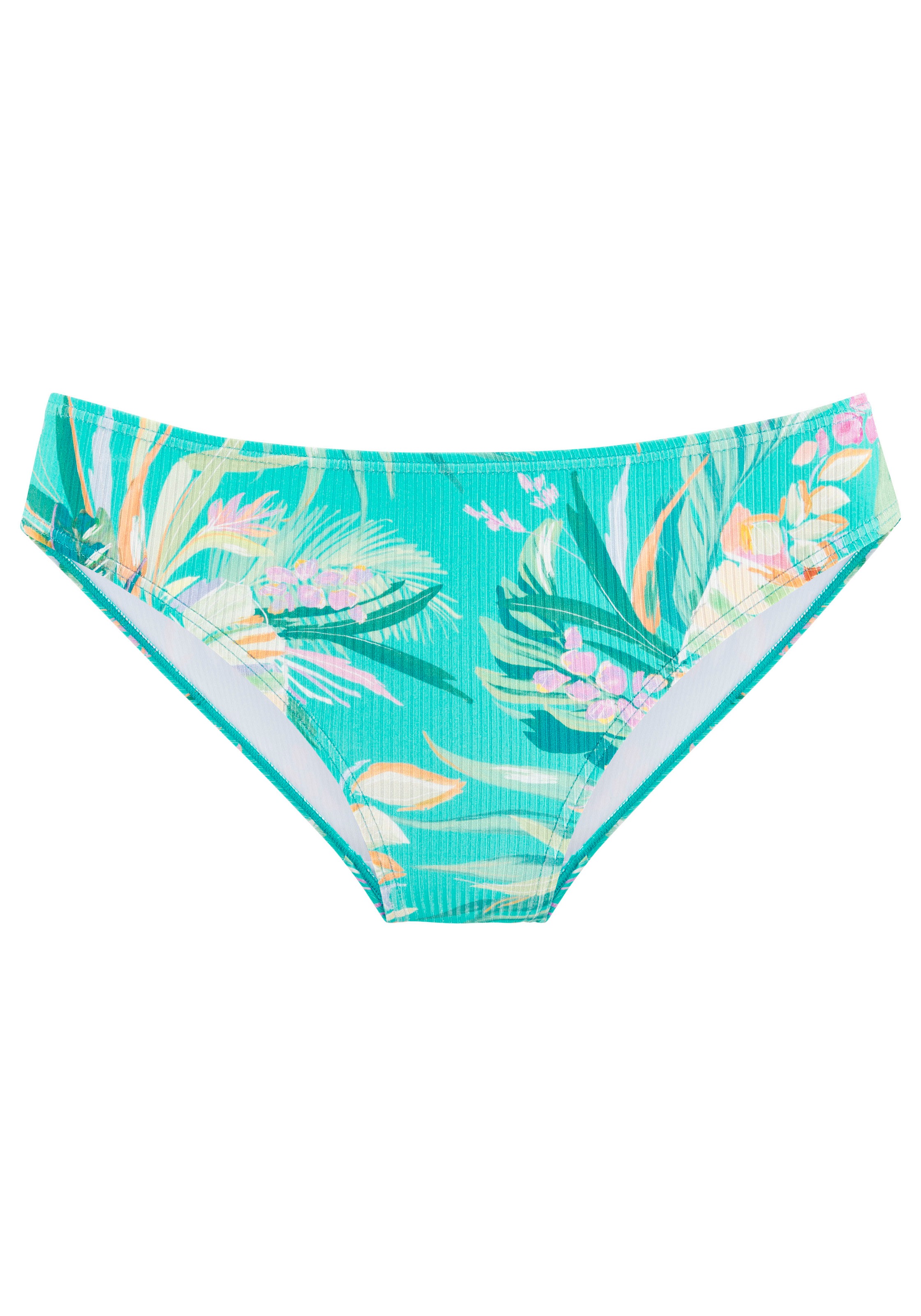 Venice Beach Bikini-Hose "Sandra" in modischer, leicht glänzender Rippware günstig online kaufen