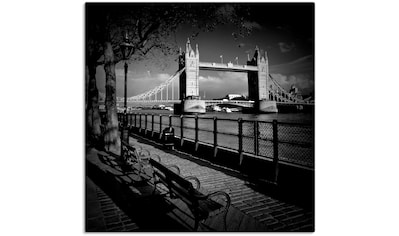Wandbild »London Am Ufer der Themse«, Großbritannien, (1 St.)