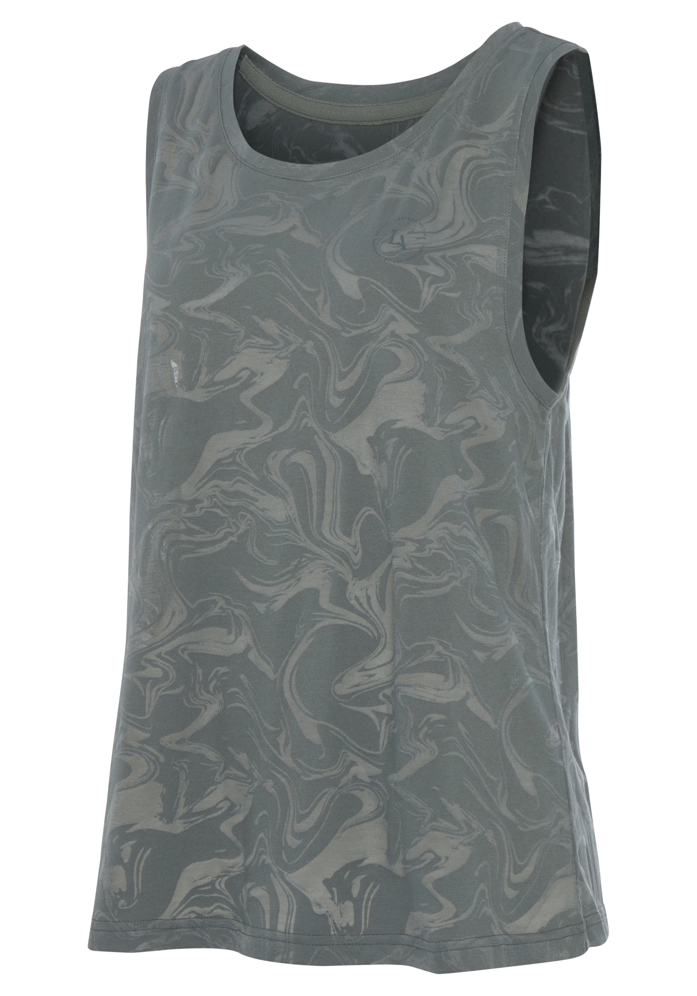 LASCANA ACTIVE Funktionsshirt, Sportshirt mit Rundhalsausschnitt und Logodruck