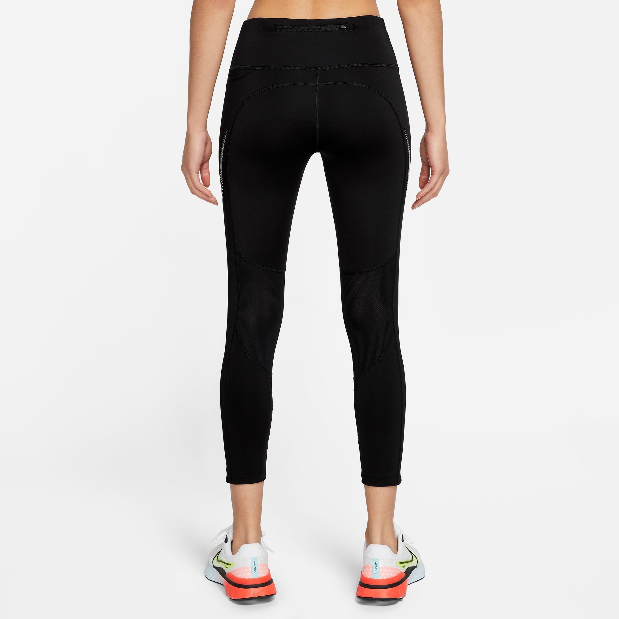 Nike Laufhose "FAST SWOOSH WOMENS MID-RISE / LEGGINGS" günstig online kaufen