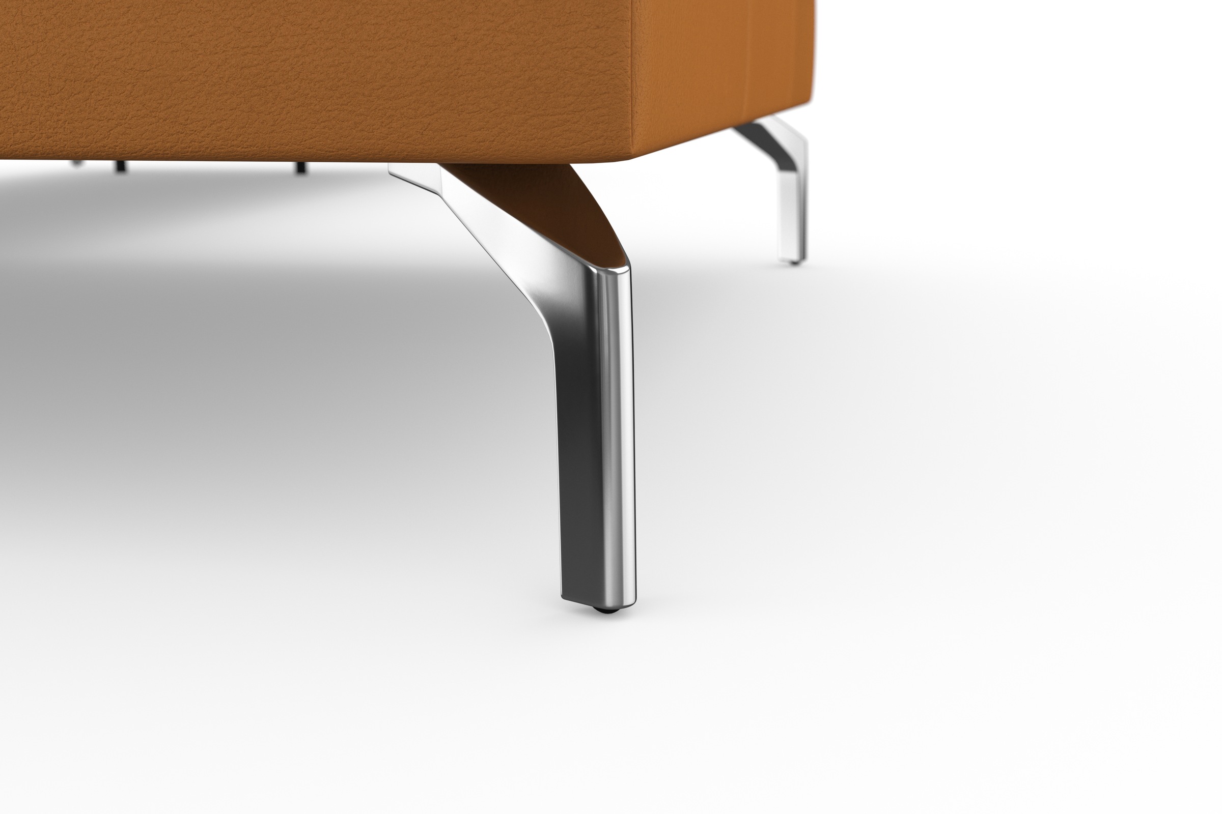 sit&more Wohnlandschaft »Bendigo U-Form«, inklusive Sitztiefenverstellung, Bodenfreiheit 15 cm, in 2 Fußfarben