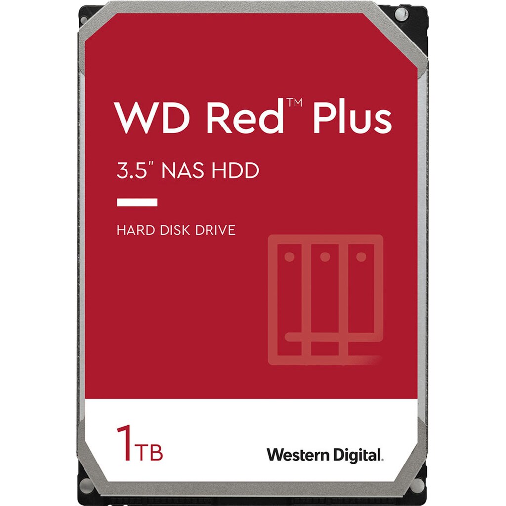 Western Digital HDD-NAS-Festplatte »WD Red™ Plus«, 3,5 Zoll, Anschluss SATA II