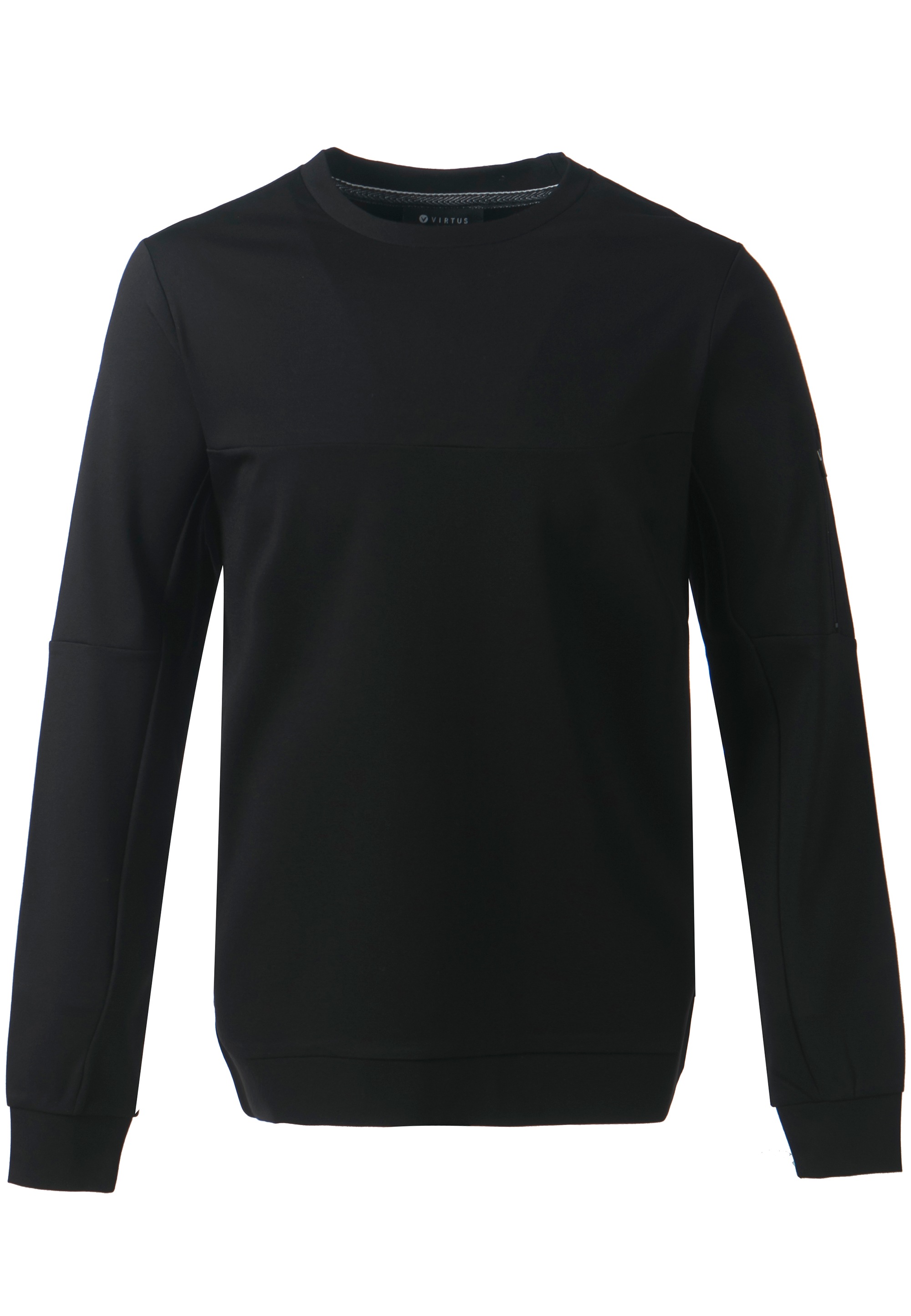 Virtus Sweatshirt »Leislon M Crew Neck«, mit praktischer Ärmeltasche