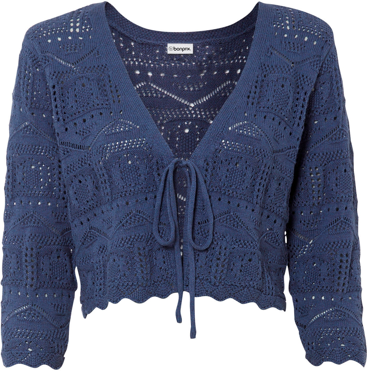 bonprix »Ajour-Bolero« bequeme Passform, 3/4-Ärmel, Ajour-Bolero