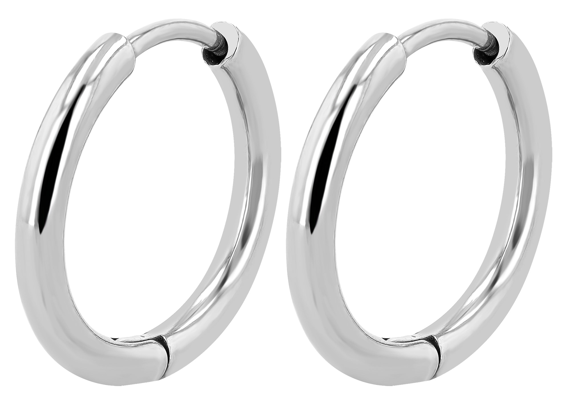 Adelia´s Klappcreolen »Unisex Ohrringe – Klappcreole aus Titan« Ein Geschenk, das Freude macht