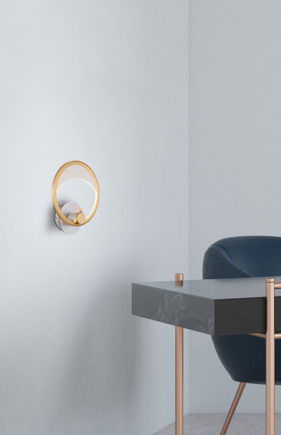 GLOBO LIGHTING Wandleuchte »UMBRA« LED-Modul 1 Stk. Warmweiß Wandlampe Wand Wohnzimmer Flur Wandbeleuchtung