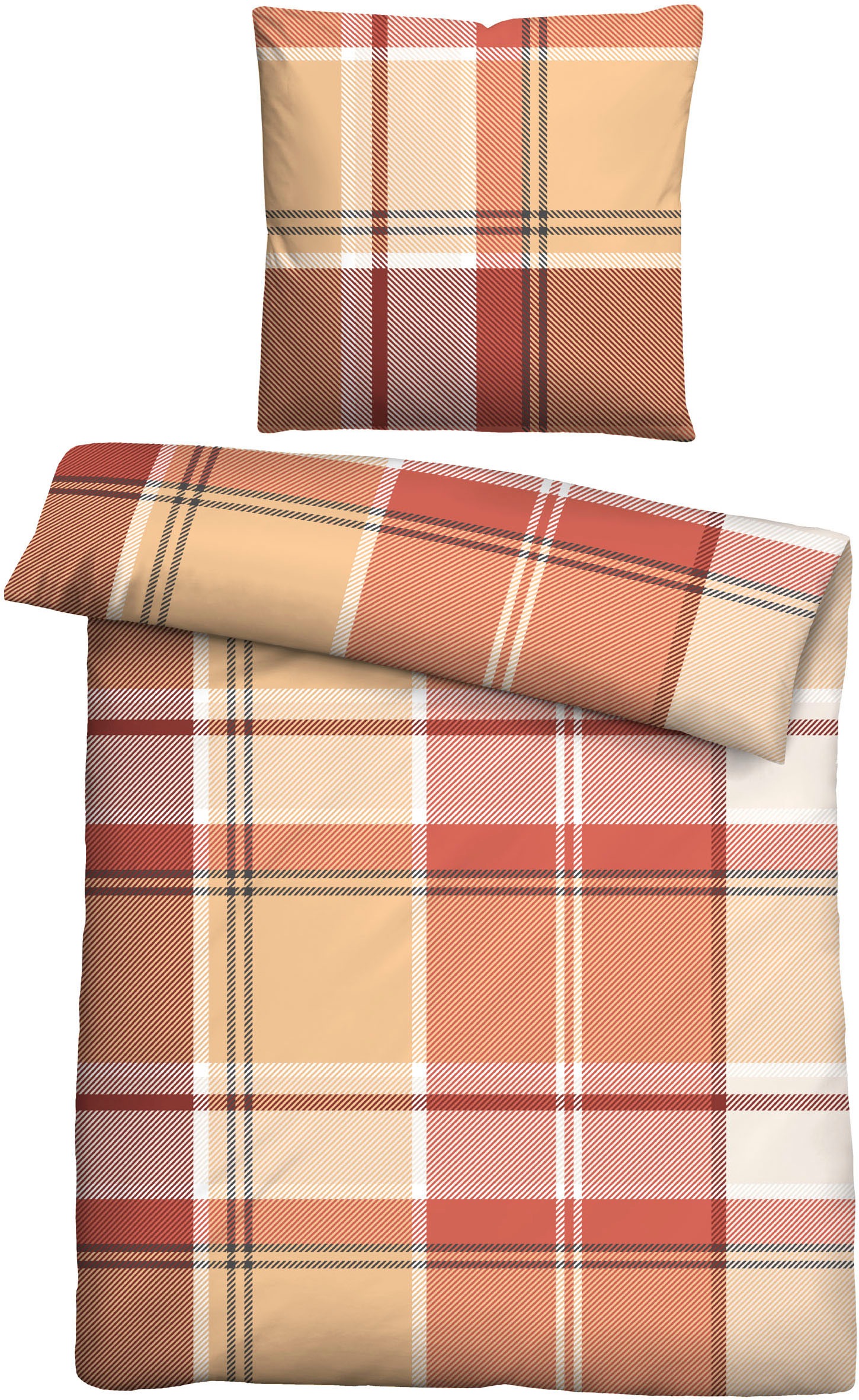 Castell - Markenbettwäsche Bettwäsche "0351123" 2 Stk. tlg. Poly-Cotton, wo günstig online kaufen