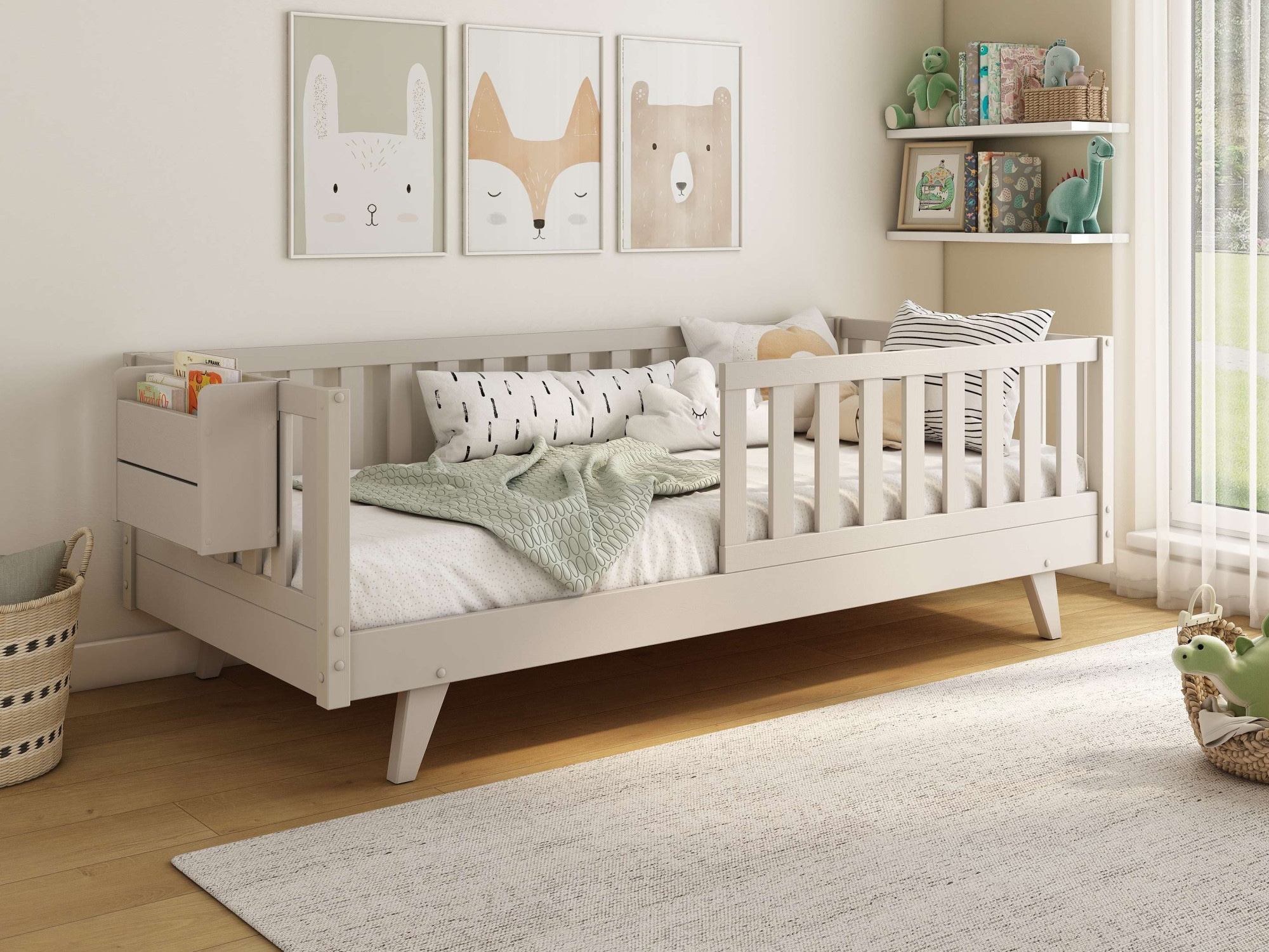 OTTO home Kinderbett »Avelin« aus massiver Kiefer, 90x200, FSC® zertifiziert
