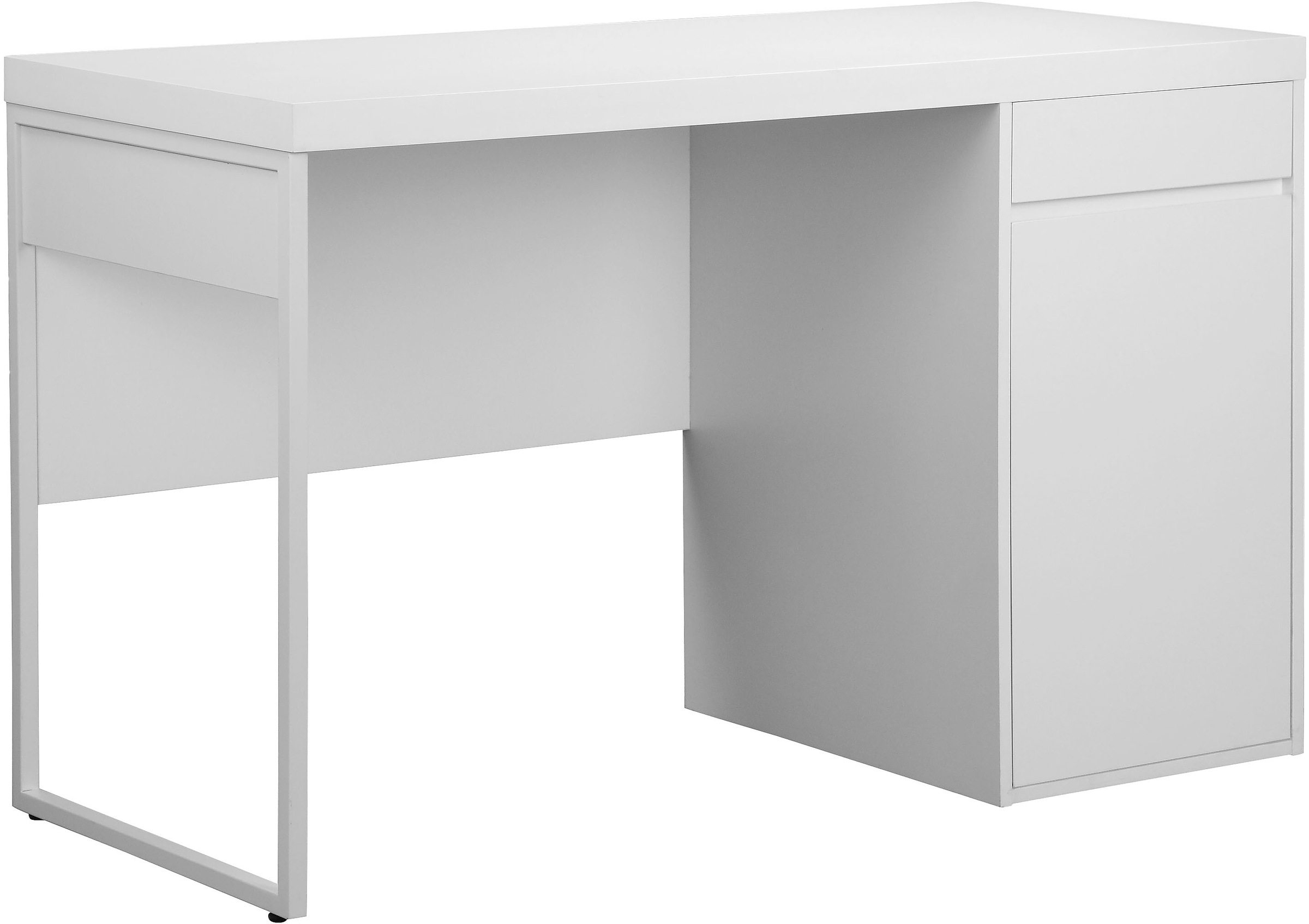 INOSIGN Schreibtisch »Oakley«, (mit 45 mm starker Tischplatte), Schublade, Metallkufe, spiegelverkehrt montierbar, Breite 120 cm