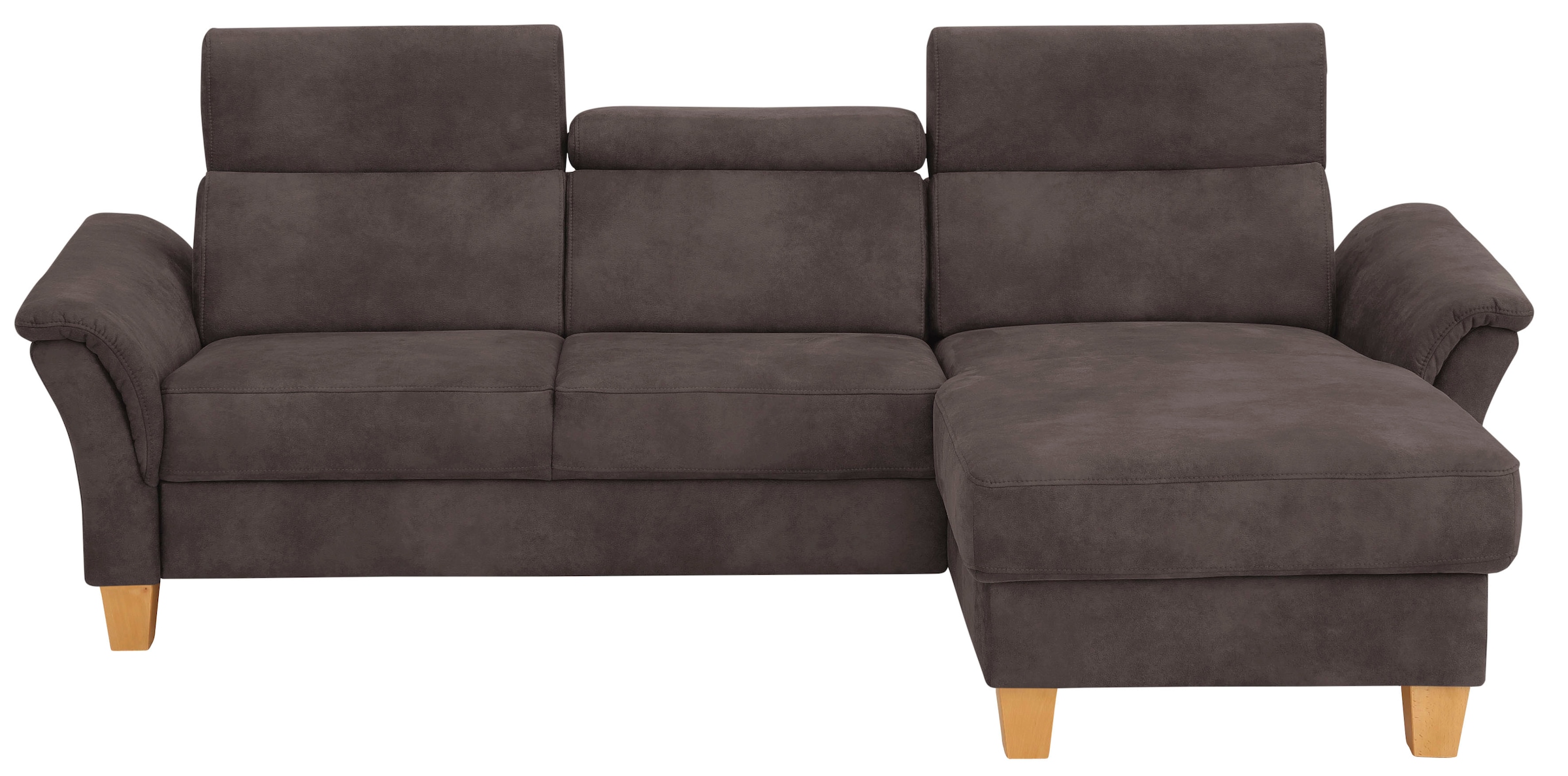 OTTO home Ecksofa "Conville L-Form" Federkern, wahlweise mit Schlaffunktion und Bettkasten bzw. Stauraum