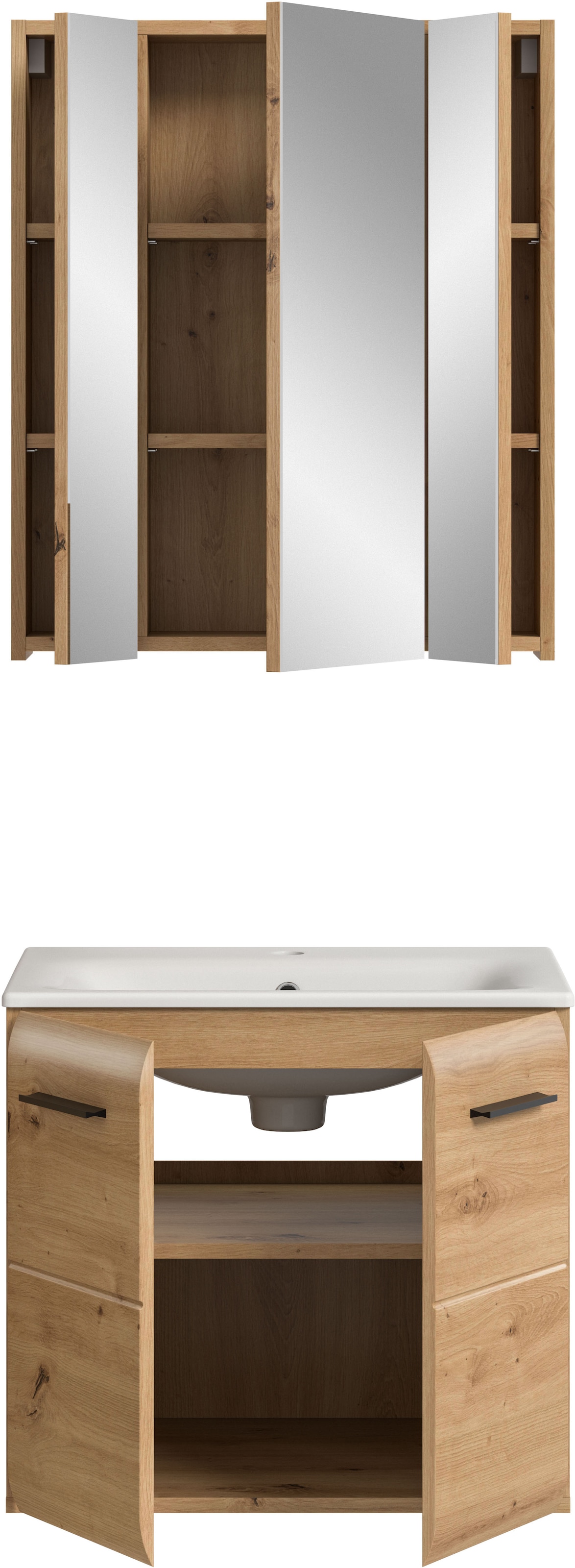 INOSIGN Badezimmer-Set, (Set, 3 St.), Florenz, Badkombination 3-tlg., Artis günstig online kaufen