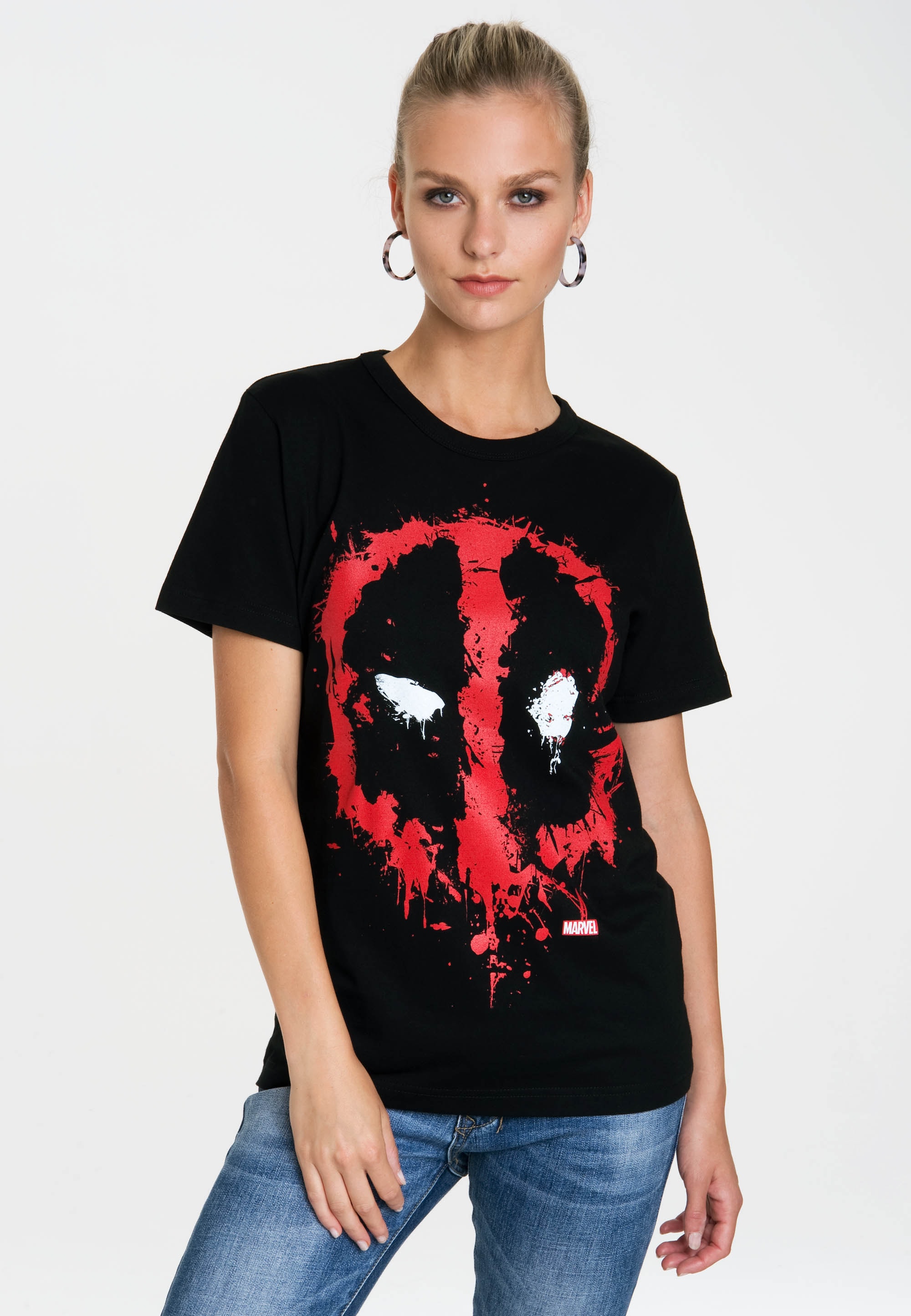 T-Shirt »Marvel Deadpool Face«, mit coolem Print