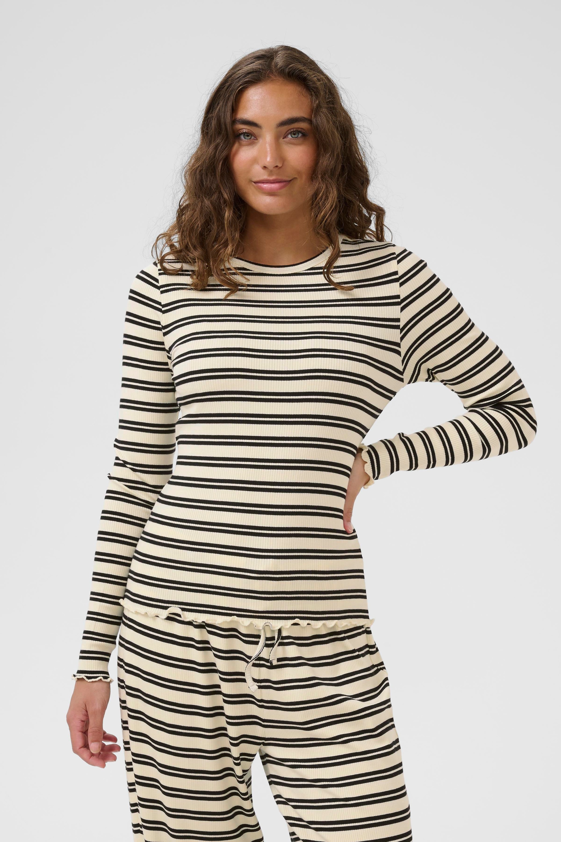 Saint Tropez Langarmshirt "OlaliaSZ LS Blouse" Viskosemischung, figurbetont günstig online kaufen