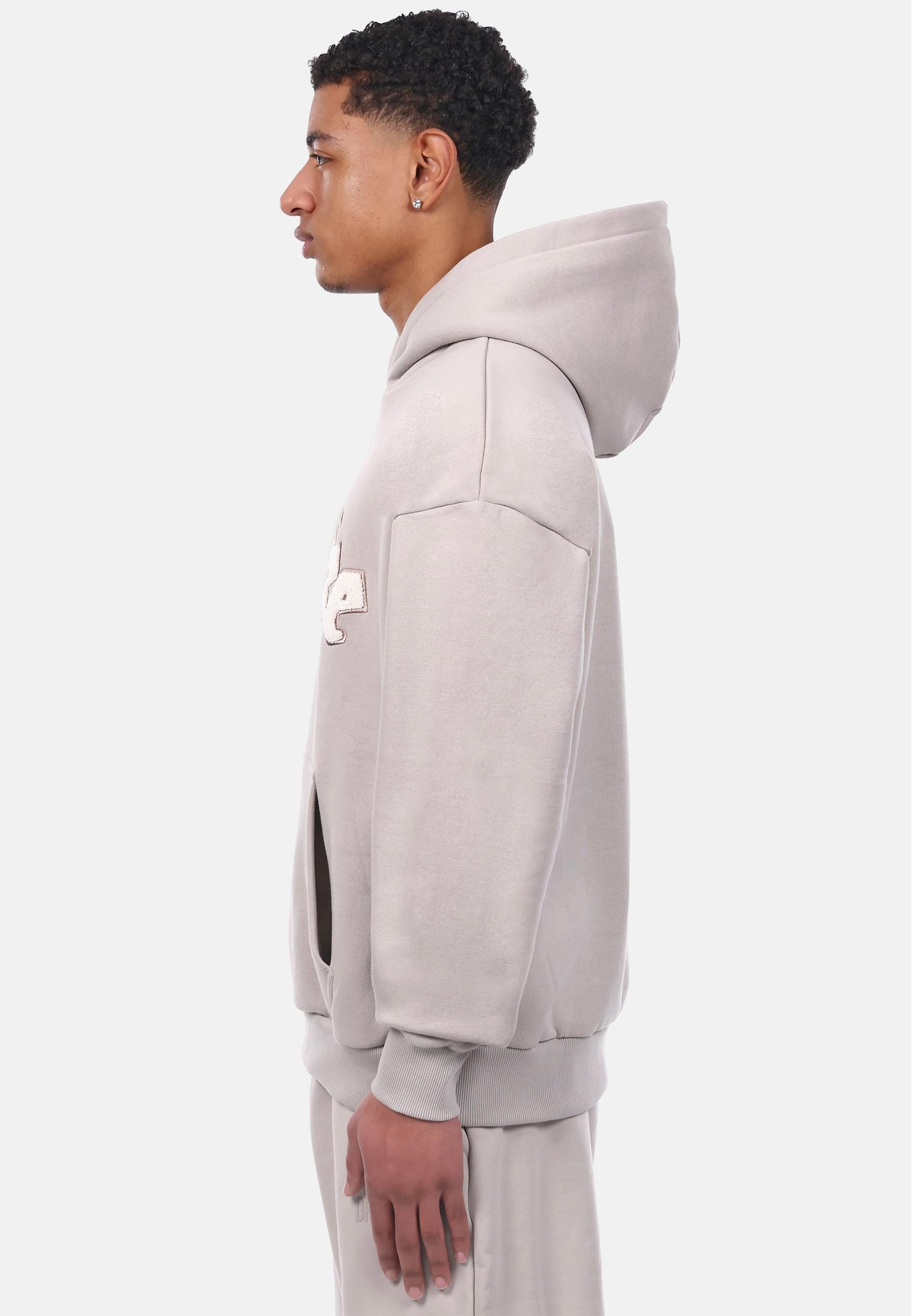 Dropsize Kapuzensweatshirt »Dropsize HEAVY OVERSIZE FROTTEE EMBO V2 HOODIE«, (1 tlg.)